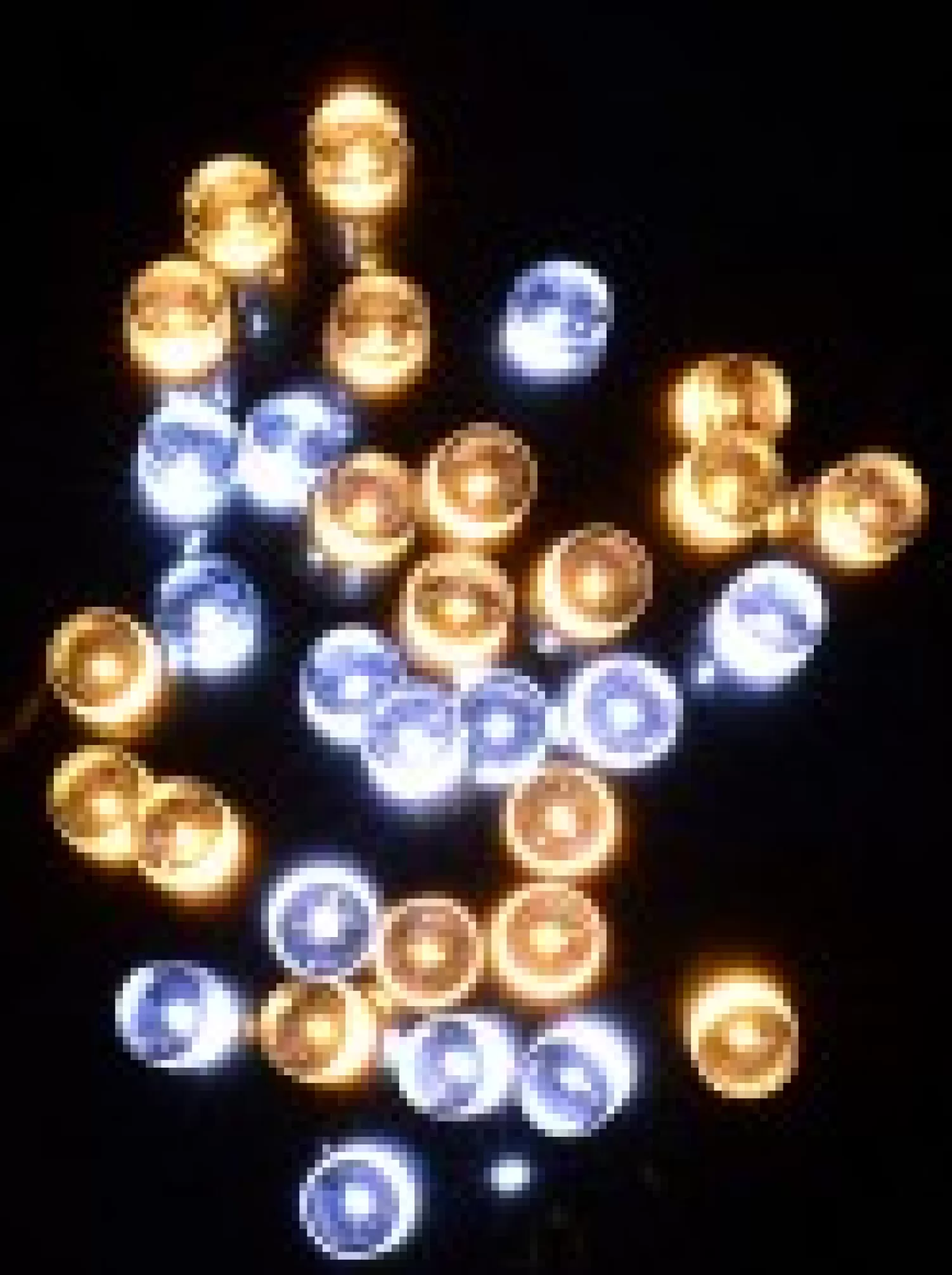 Christmas Warehouse 1000 Cool & Warm White Led Concave Bulb Wifi Christmas String Lights - 50M> Led Fairy Lights