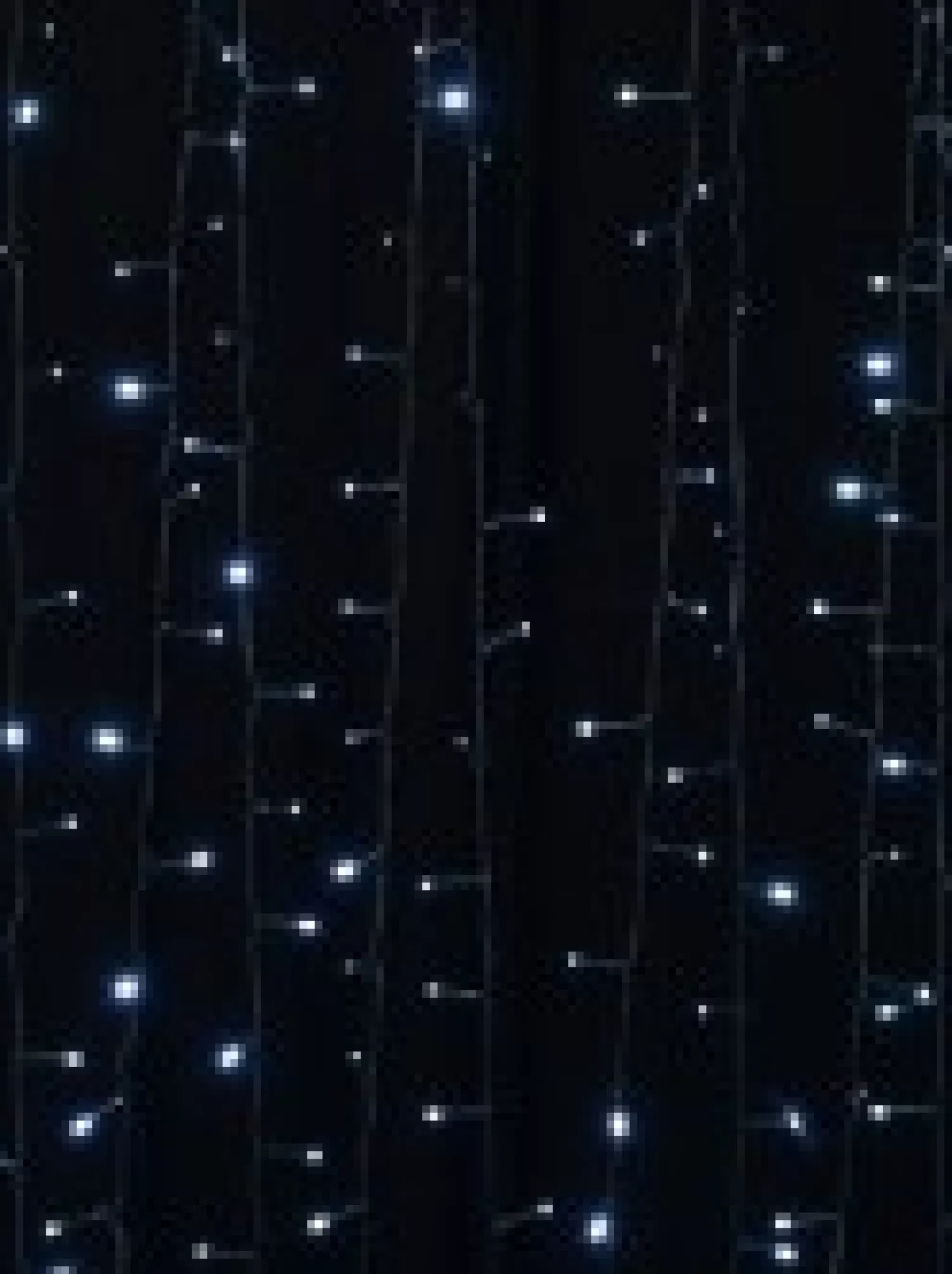 Christmas Warehouse 1000 Cool White Concave Bulb Led Christmas Fairy String Lights - 50M> Led Fairy Lights
