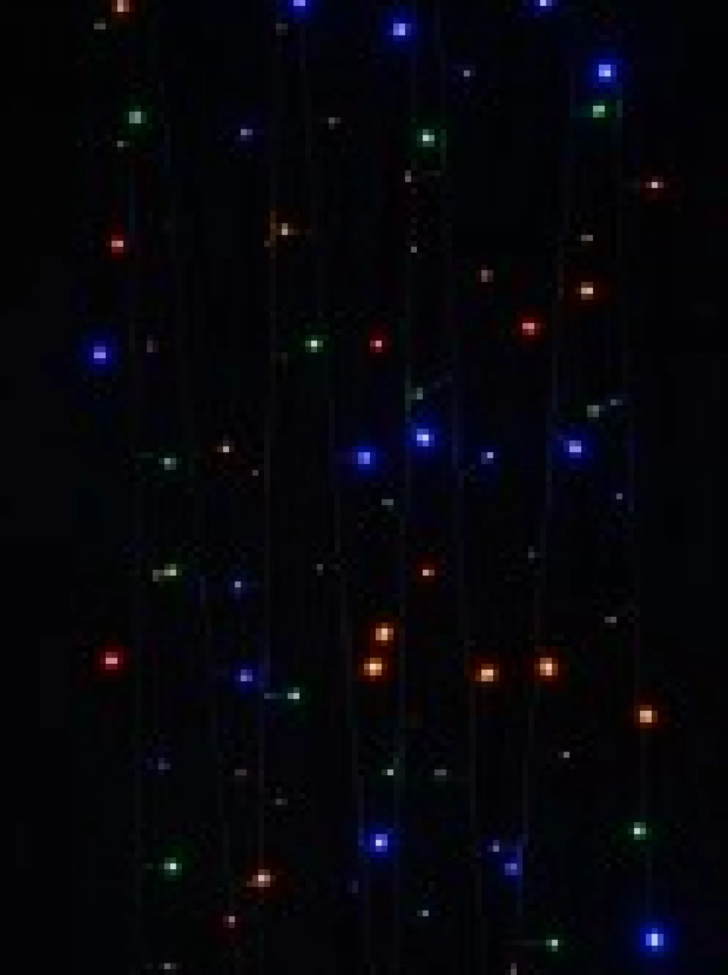 Christmas Warehouse 1000 Multi Colour Concave Bulb Led String Fairy Solar Lights - 100M> Led Fairy Lights