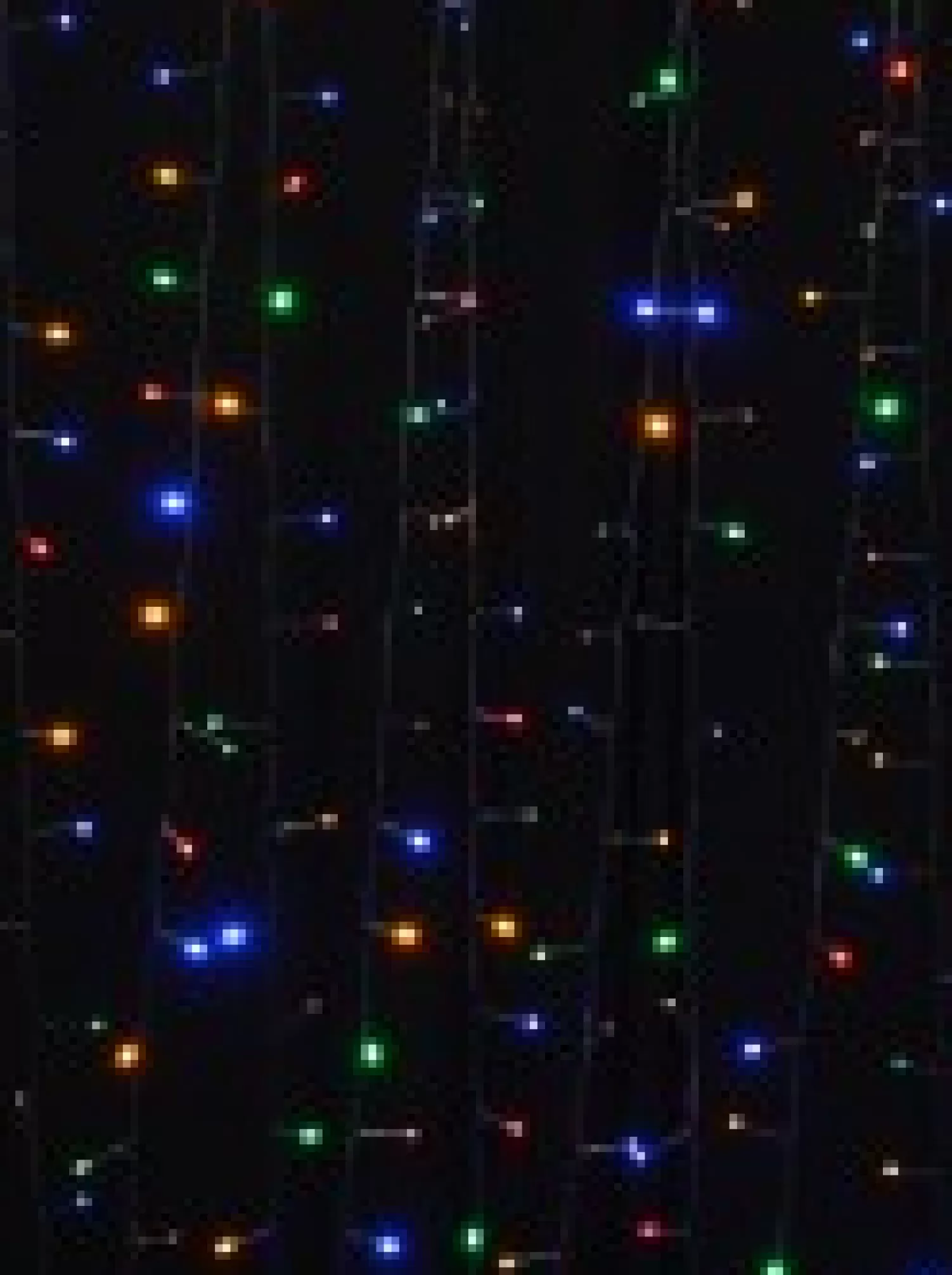 Christmas Warehouse 1000 Multi Colour Led Concave Bulb Wifi Christmas Fairy String Lights - 50M> Led Fairy Lights