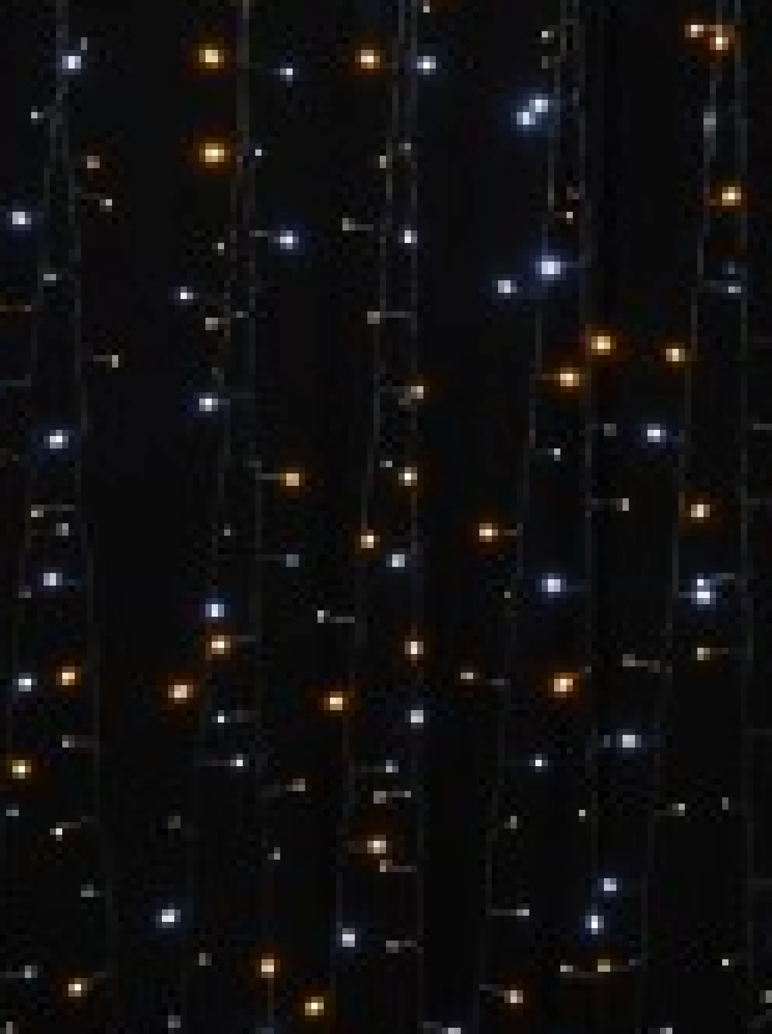 Christmas Warehouse 1000 Warm & Cool White Led Concave Bulb Christmas Fairy String Lights - 50M> Led Fairy Lights