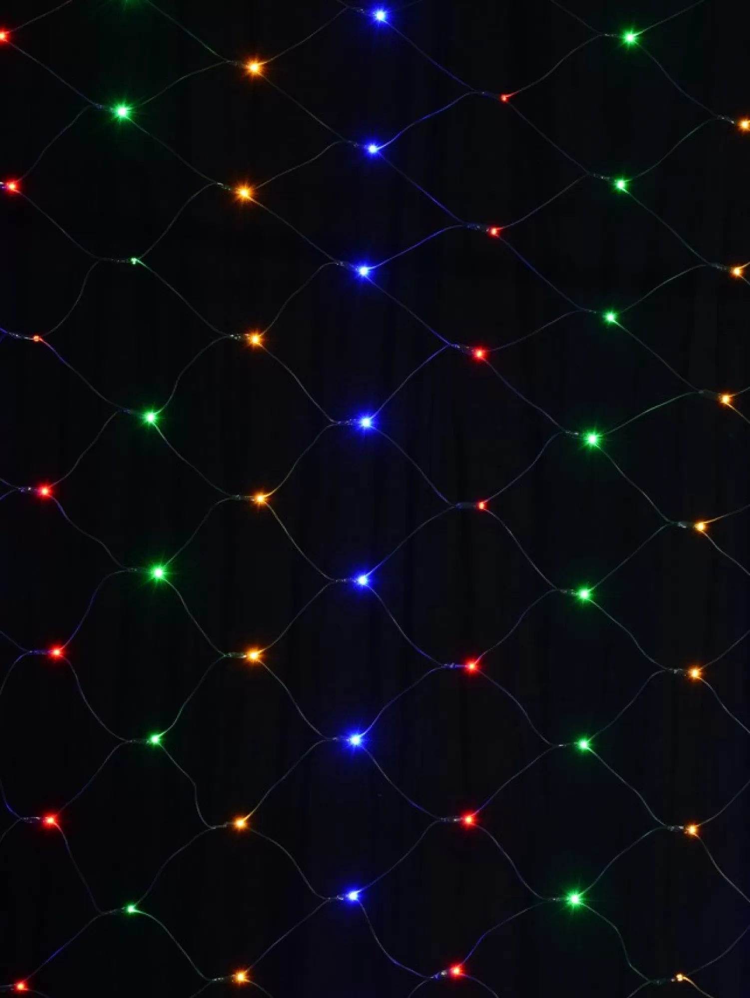 Christmas Warehouse 180 Multi Colour Led Concave Bulb Christmas Net Light - 1.8M X 1.8M> Net Lights
