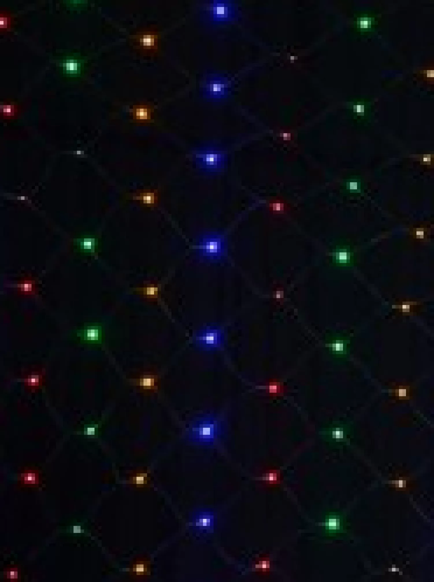 Christmas Warehouse 180 Multi Colour Led Concave Bulb Christmas Net Light - 1.8M X 1.8M> Net Lights