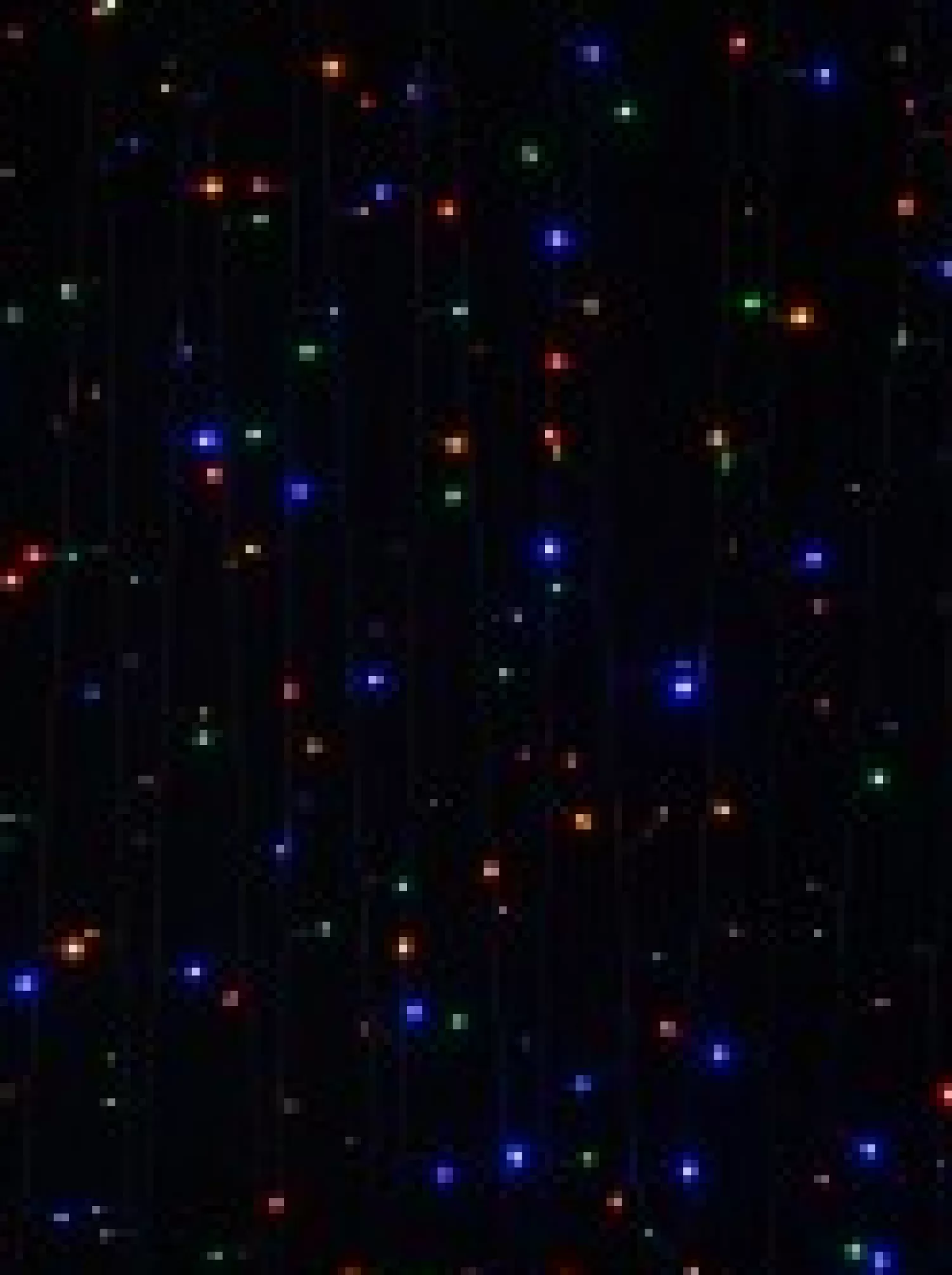 Christmas Warehouse 200 Multi Colour Concave Led Bulb Solar Powered String Fairy Lights - 20M> Led Fairy Lights