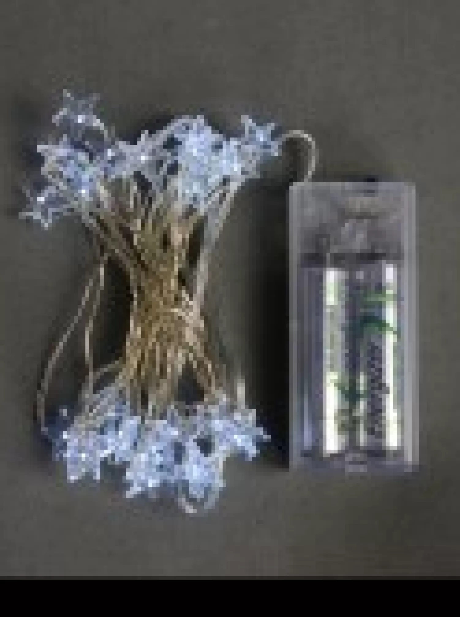 Christmas Warehouse 20 Stars With Cool White Led Bulb Christmas String Battery Lights - 2M> Battery Operated Lights