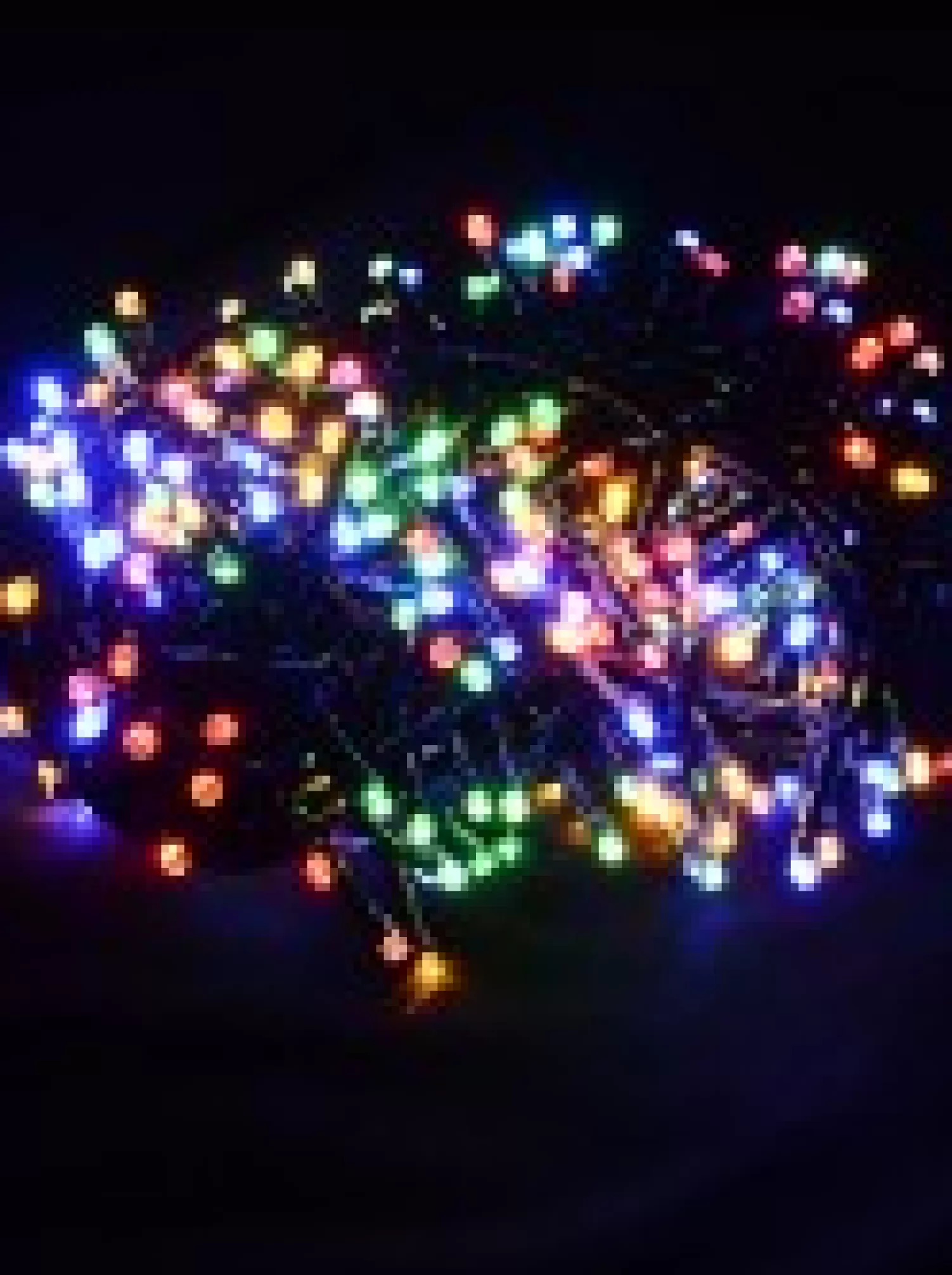 Christmas Warehouse 300 Multi Colour Led Concave Bulb Wifi Christmas Fairy String Lights - 15M> Led Fairy Lights