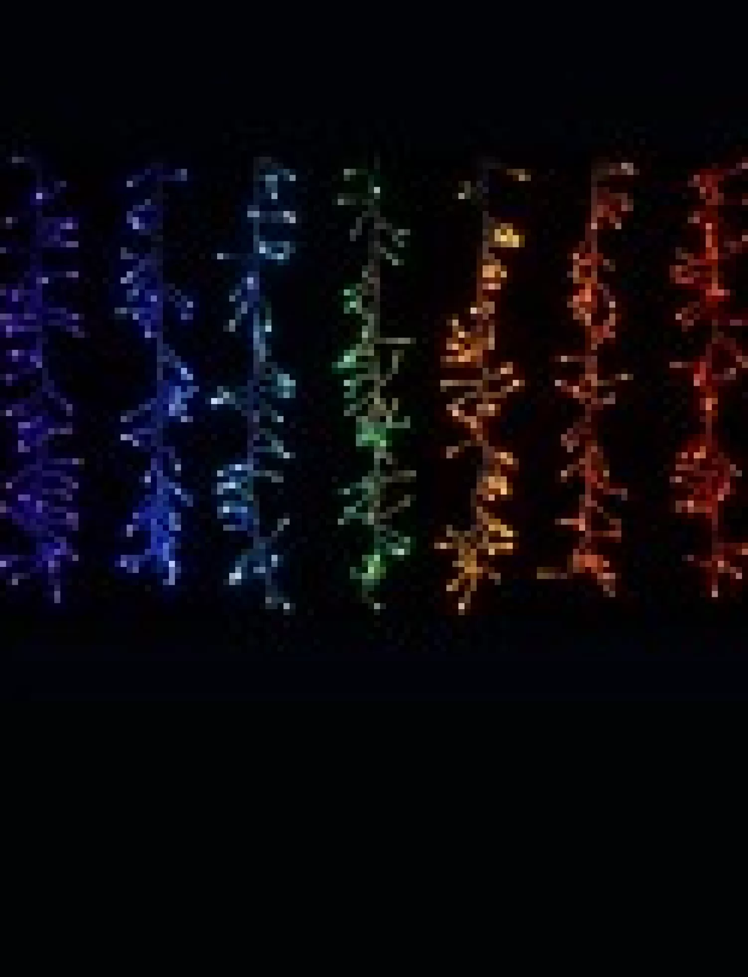 Christmas Warehouse 336 Multi Colour Led Concave Bulb Firecracker Cluster Icicle Light - 90Cm> Icicle Lights