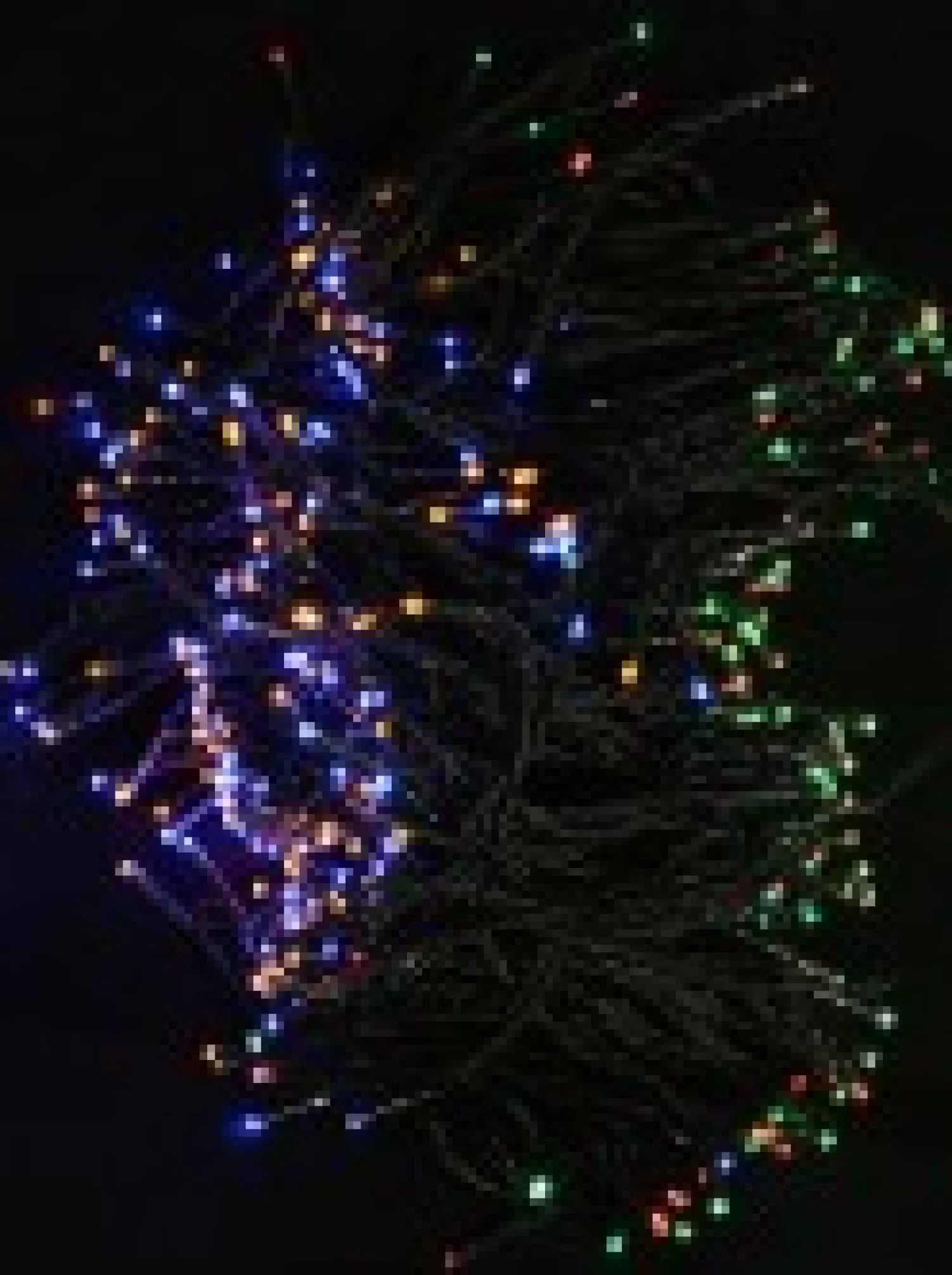 Christmas Warehouse 500 Multi Colour Concave Bulb Led String Fairy Solar Lights - 50M> Led Fairy Lights