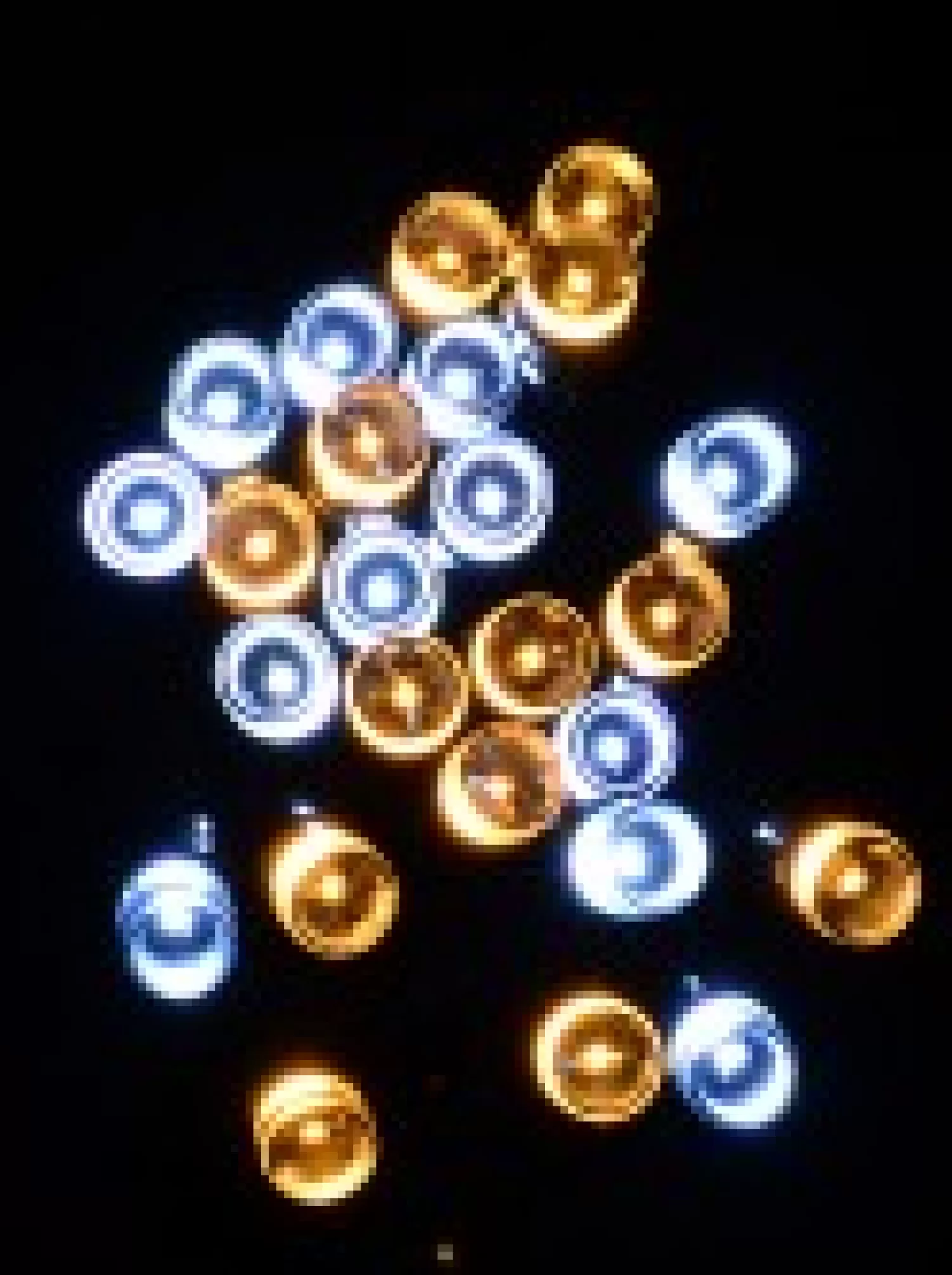 Christmas Warehouse 500 Warm & Cool White Led Concave Bulb Christmas Fairy String Lights - 25M> Led Fairy Lights