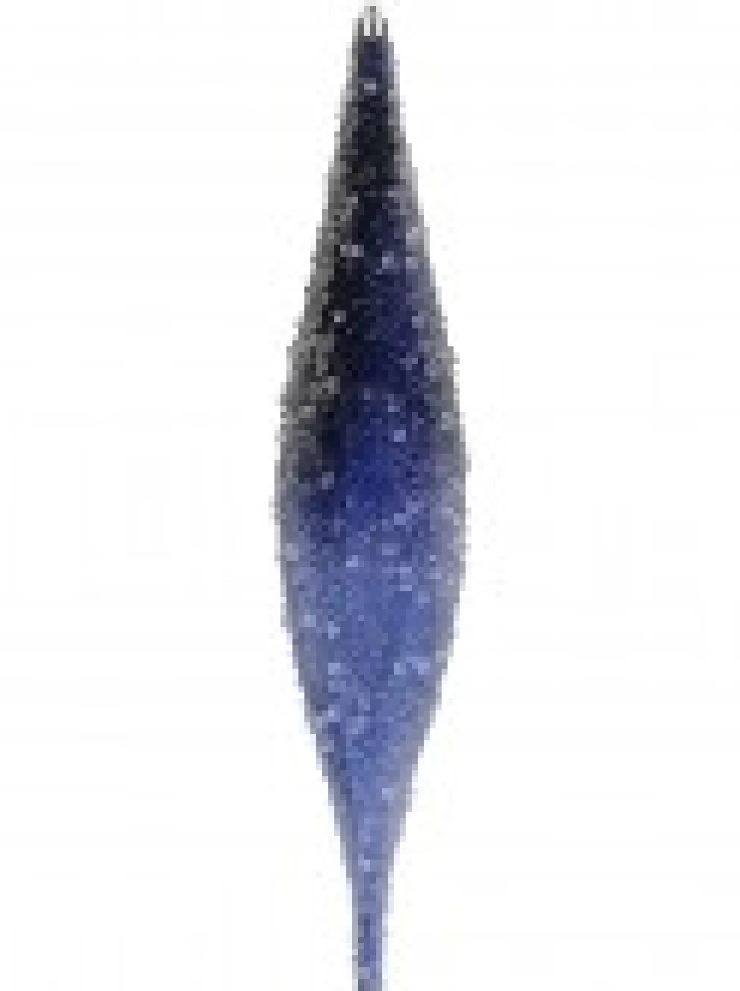 Christmas Warehouse Blue With Frost Look Pine Cone Shape Baubles Hanging Decorations - 4 X 33Cm> Hanging Decorations - Packs