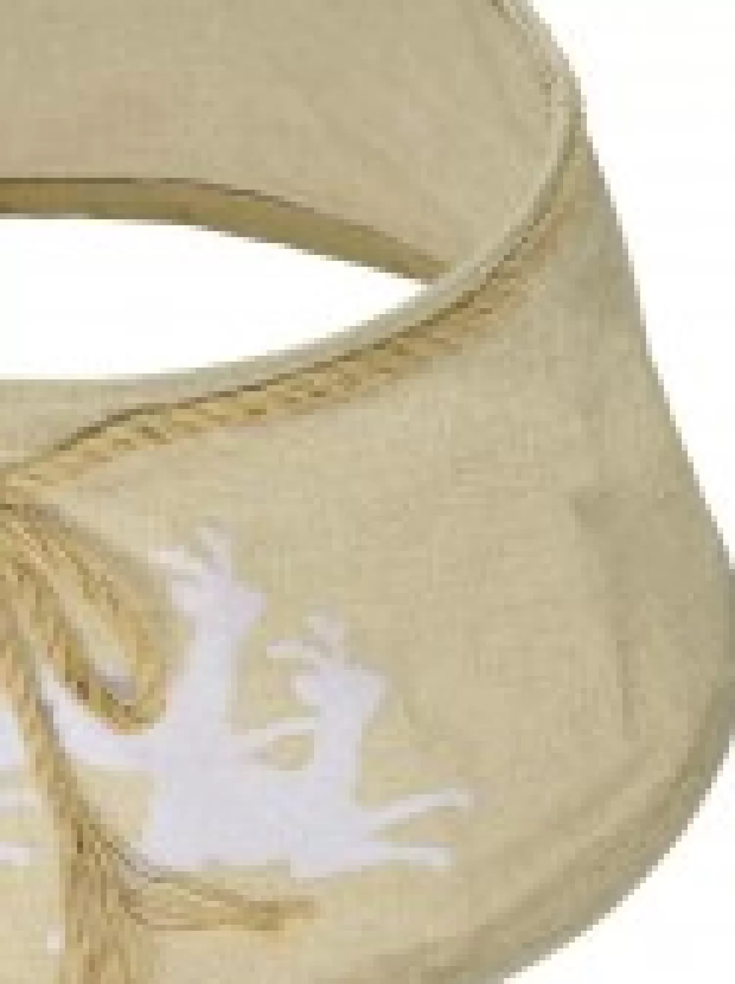Christmas Warehouse Burlap With Reindeer Print Conical Shape Christmas Tree Skirt - 58Cm> Tree Skirts