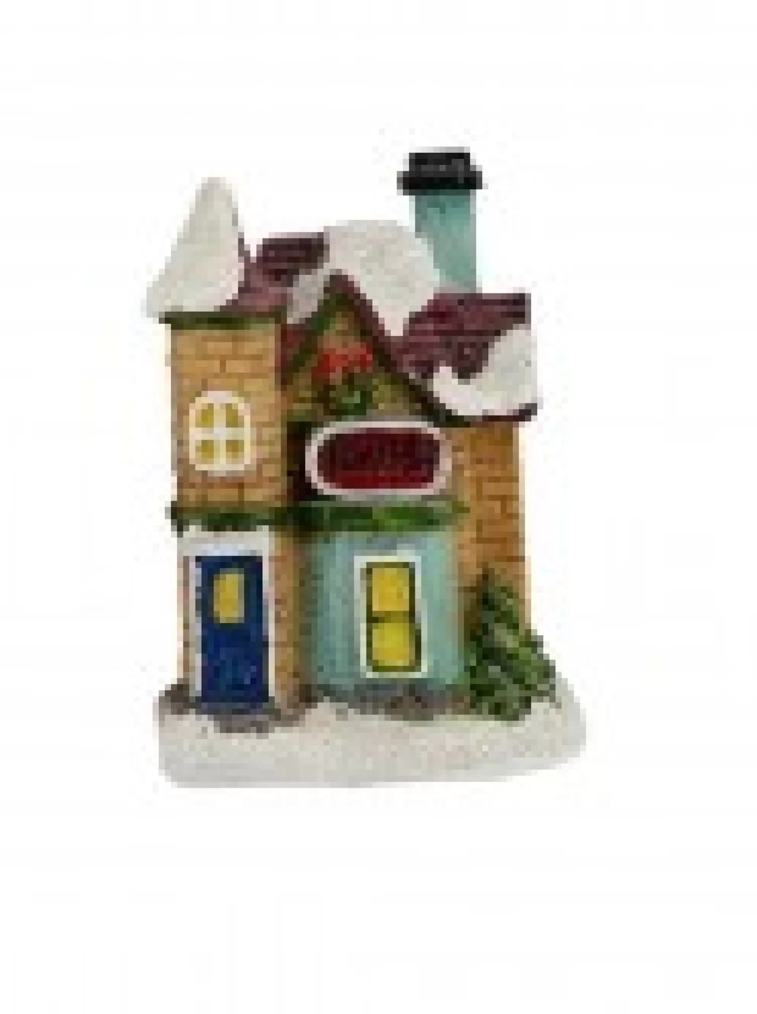 Christmas Warehouse Carollers In Illuminated Town Centre Christmas Village Figurines - 11 Piece Set> Christmas Village Figurines