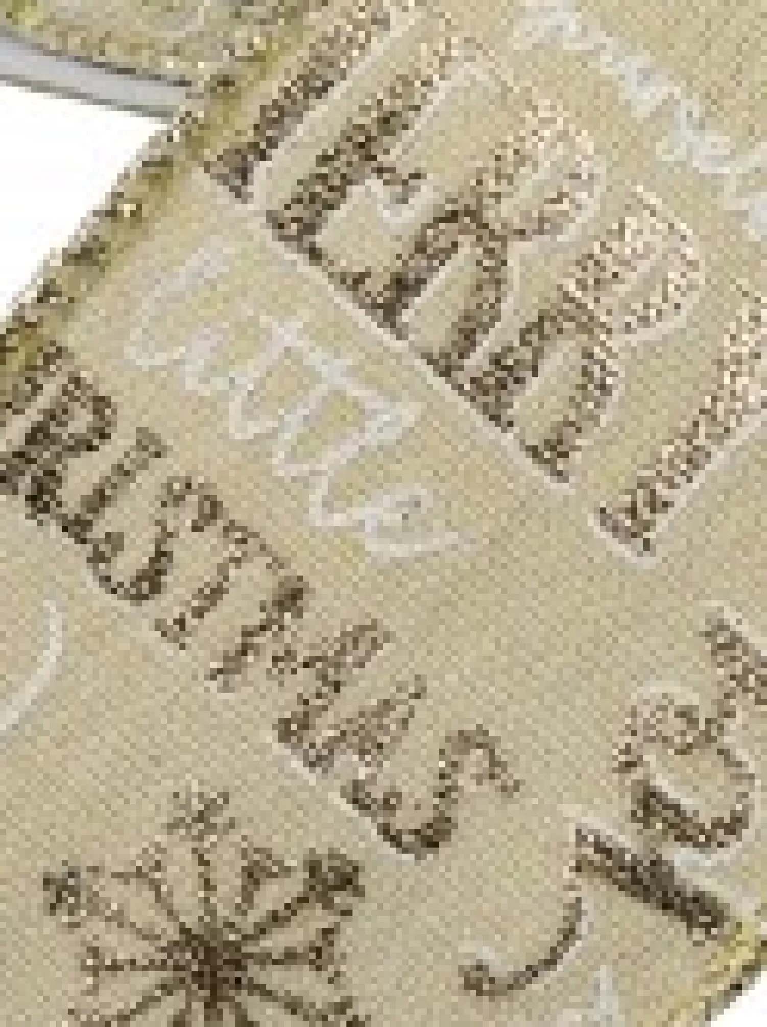 Christmas Warehouse Christmas Font On Natural Look Christmas Ribbon With Silver Edging - 3M> Christmas Ribbon