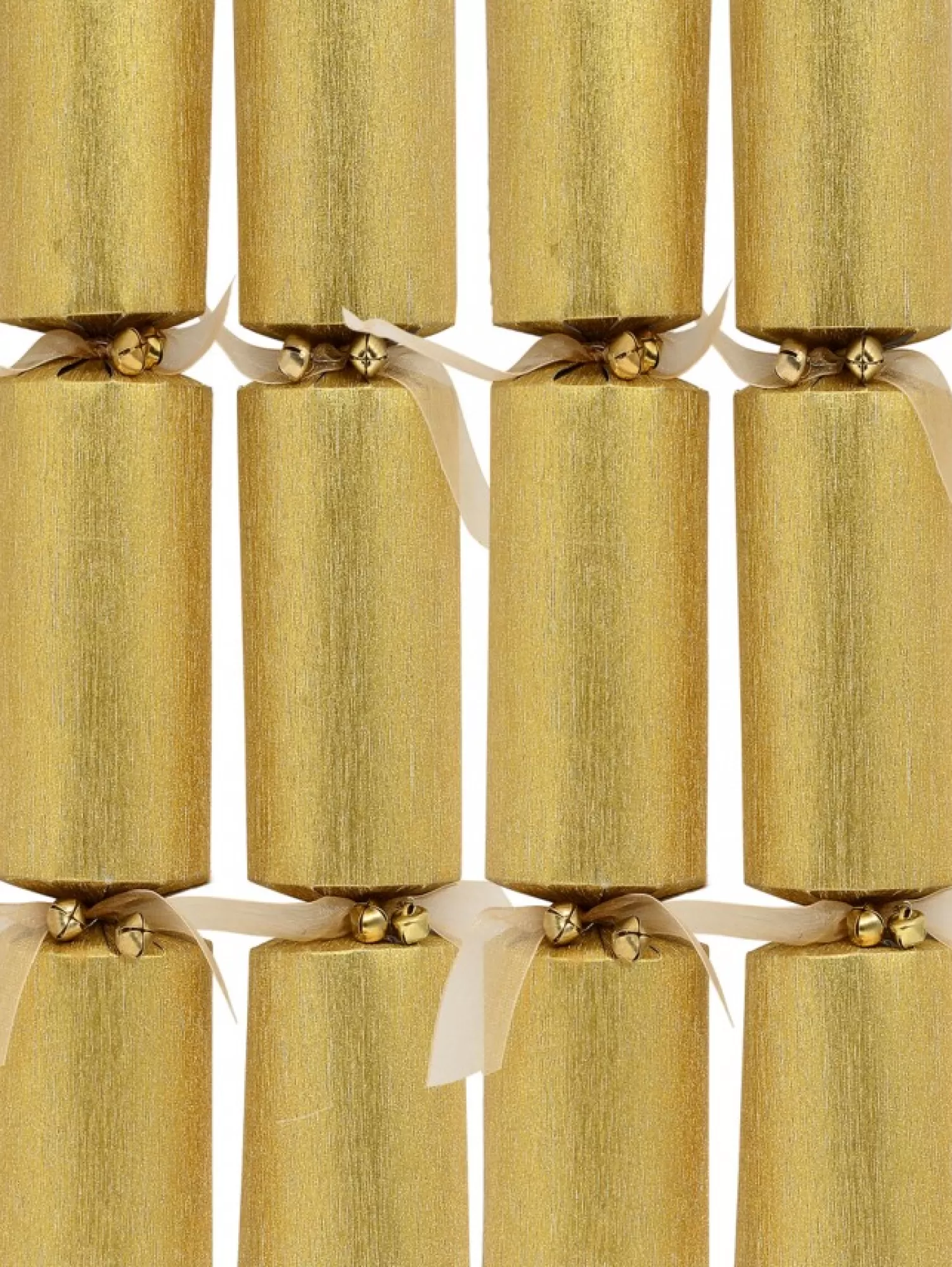Christmas Warehouse Christmas Jingle Gold Glitter Thread Look Design Bon Bons - 6 X 35Cm> Christmas Cracker Bon Bon Packs (4 - 16 Per Pack)