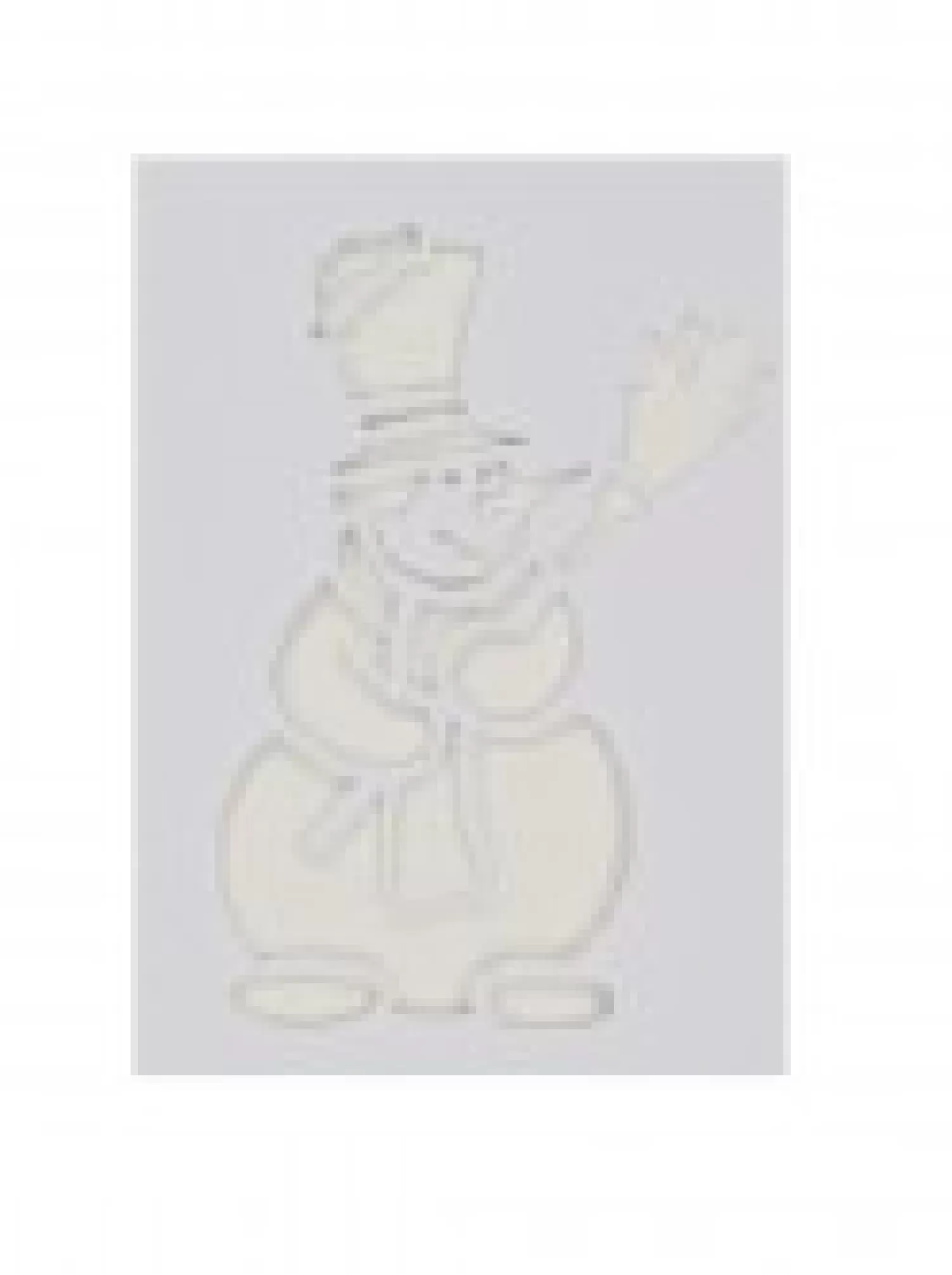 Christmas Warehouse Christmas Themes Reusable Spray Snow Stencil Christmas Decorations - 24Cm> Window Decals, Stencils & Stickers