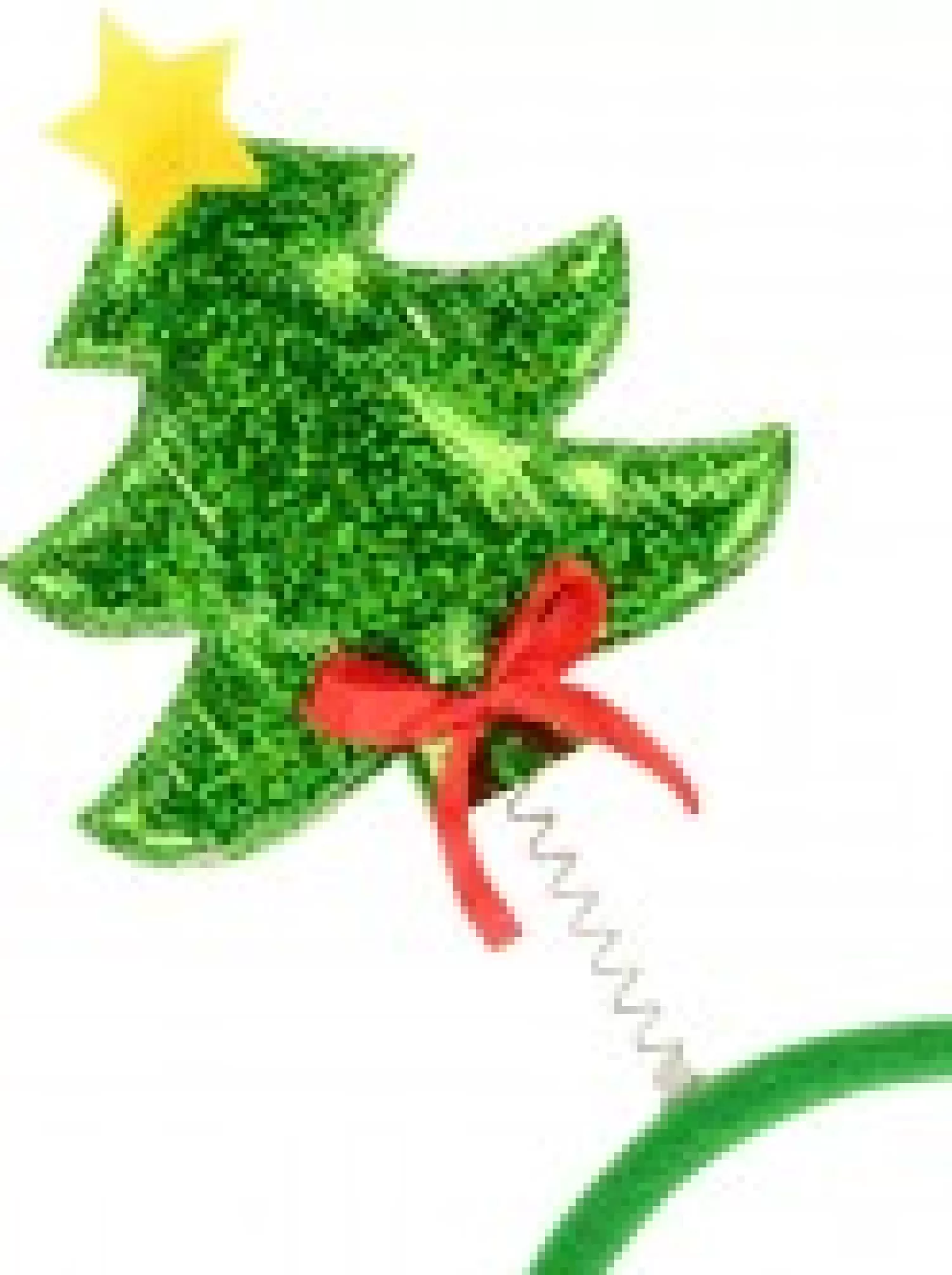 Christmas Warehouse Christmas Trees On Springs Headband With Ribbon & Star - One Size Fits Most> General Headwear
