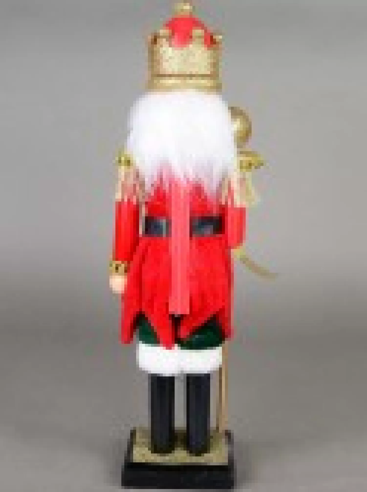 Christmas Warehouse Classic Christmas Nutcracker With Ball Staff Decorative Ornament - 38Cm> Nutcrackers & Tin Soldiers