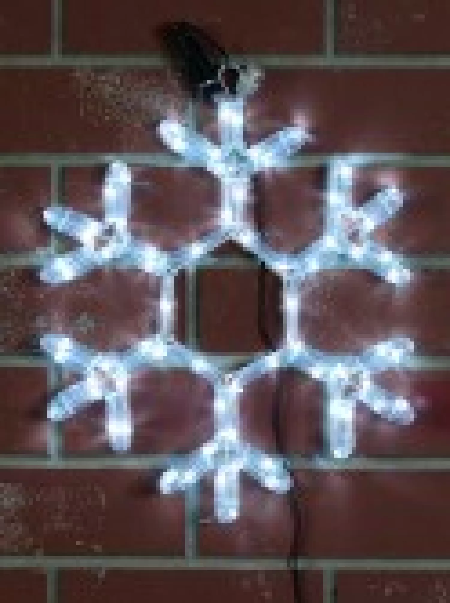 Christmas Warehouse Cool White Led Branched Star Snowflake Rope Light Silhouette - 40Cm> Christmas Light Displays