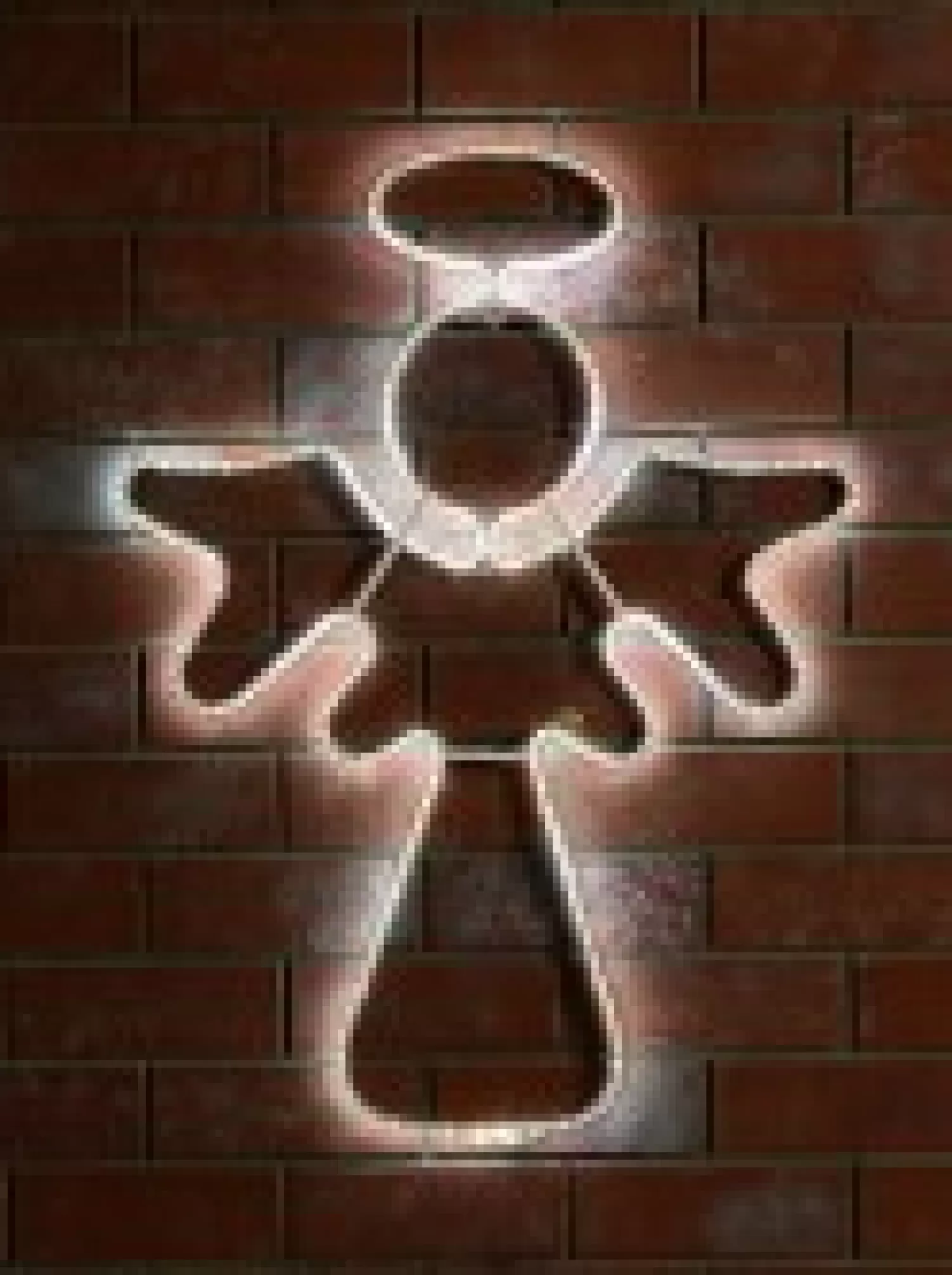 Christmas Warehouse Cool White Nativity Angel With Halo Smd Strip Light Silhouette - 83Cm> Christmas Light Displays