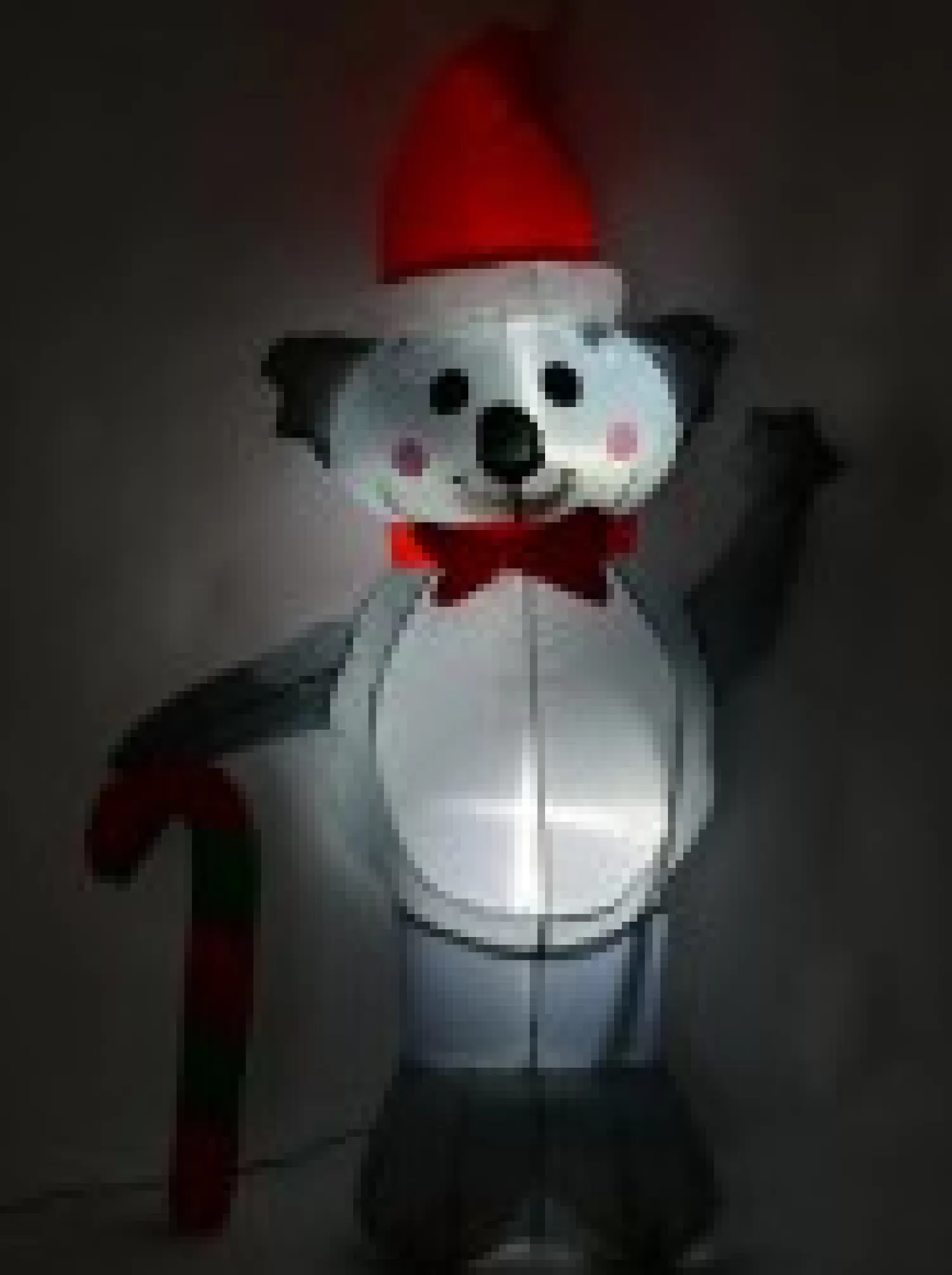 Christmas Warehouse Cuddles The Koala & Candy Cane Illuminated Christmas Inflatable Display - 1.3M> Inflatable Displays