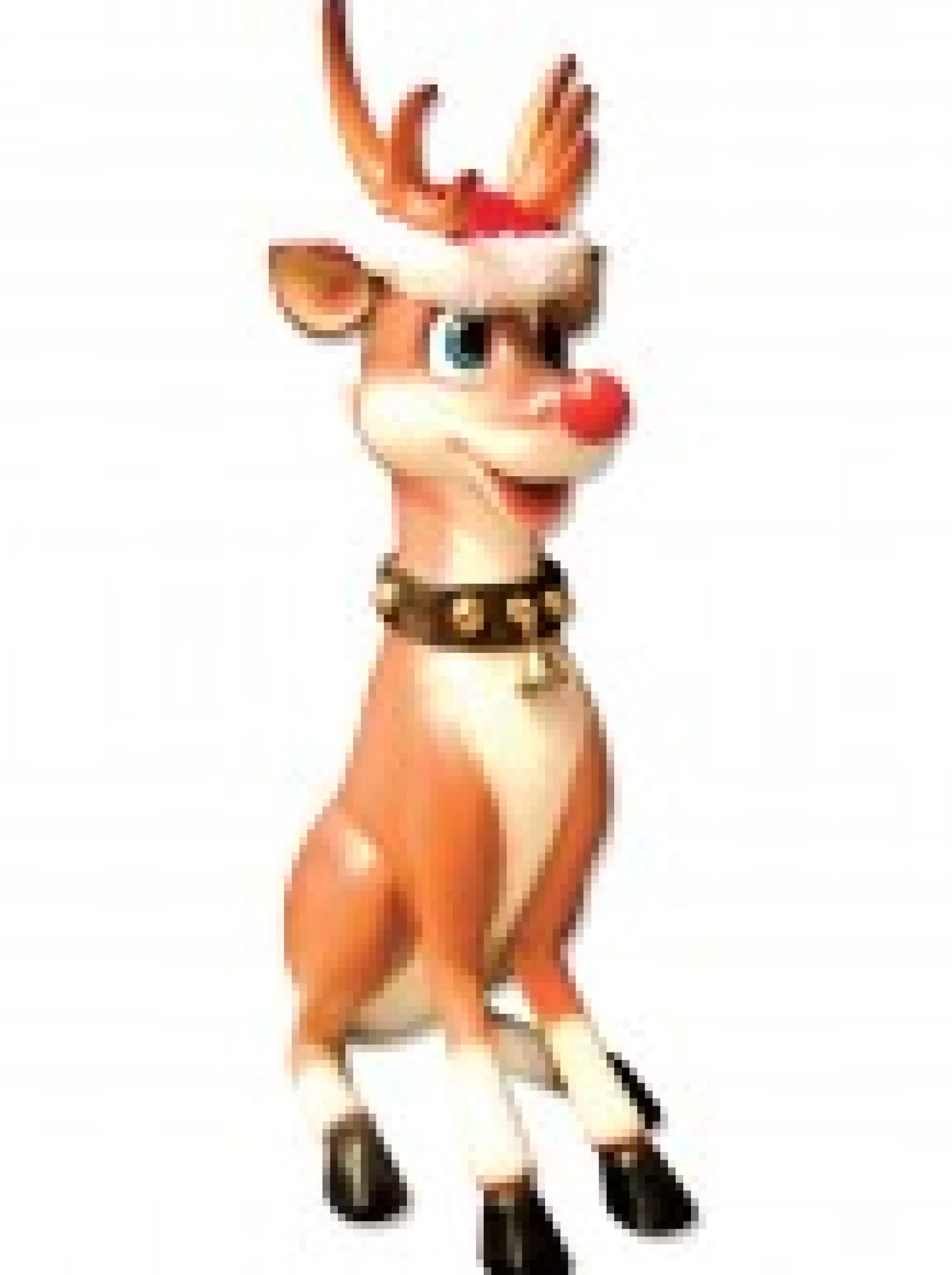 Christmas Warehouse Cute Sitting Resin Reindeer Life Size Christmas Decoration Ornament - 1.1M> Large Christmas Decor