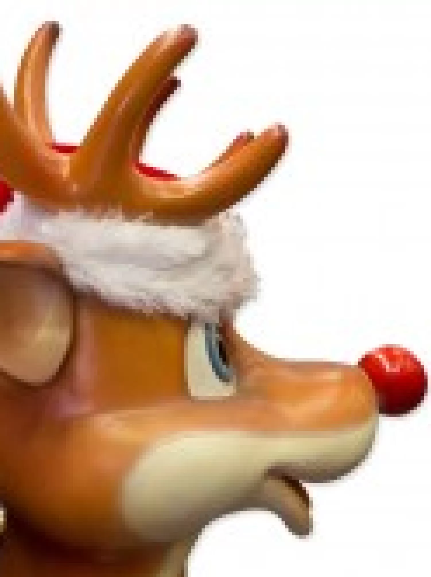 Christmas Warehouse Cute Standing Resin Reindeer Life Size Christmas Decoration Ornament - 1.1M> Large Christmas Decor