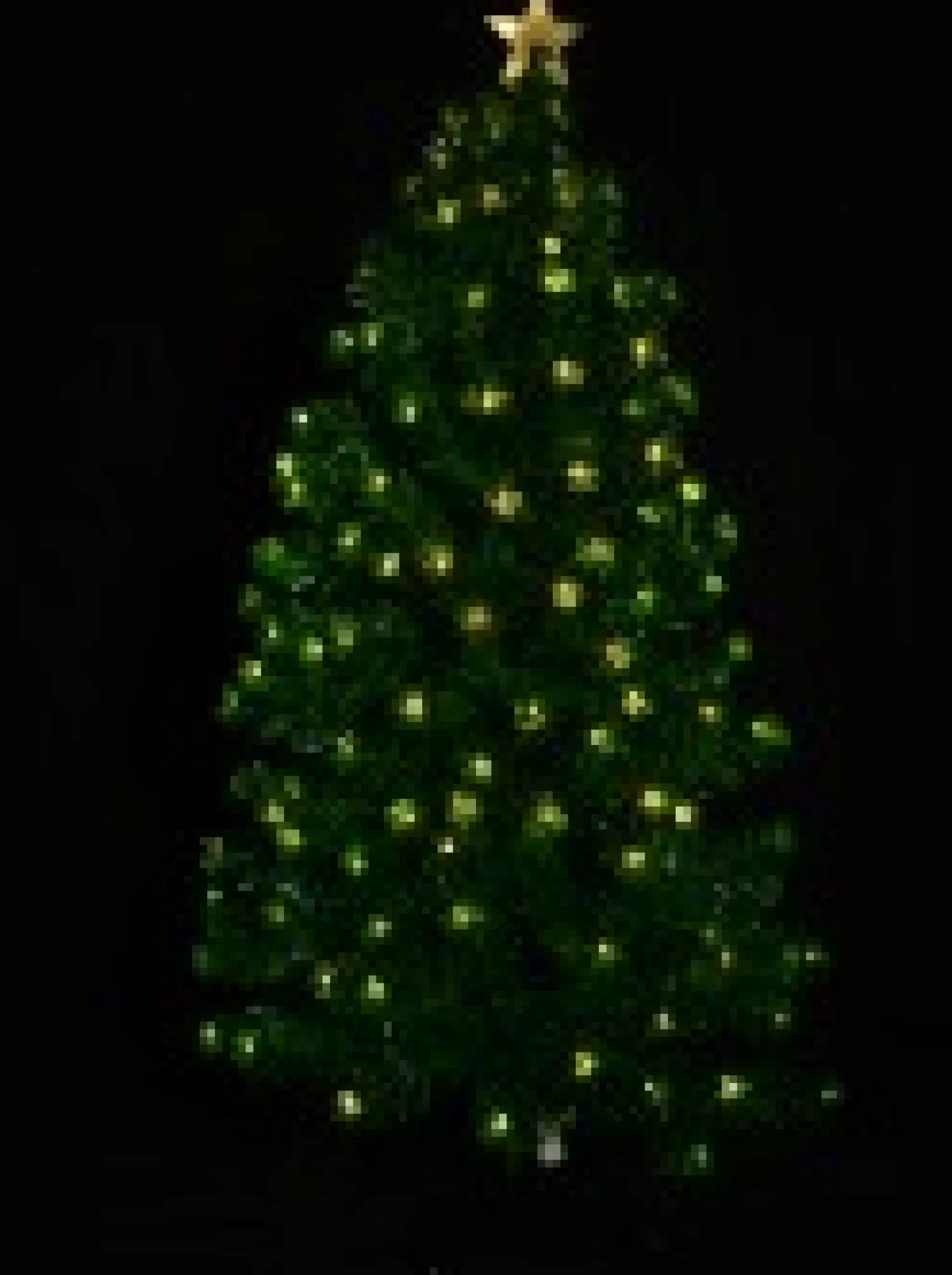 Christmas Warehouse Enchanting Dynamic & Static Colour Led Christmas Tree With 183 Tips - 1.5M> Fibre Optic Christmas Trees