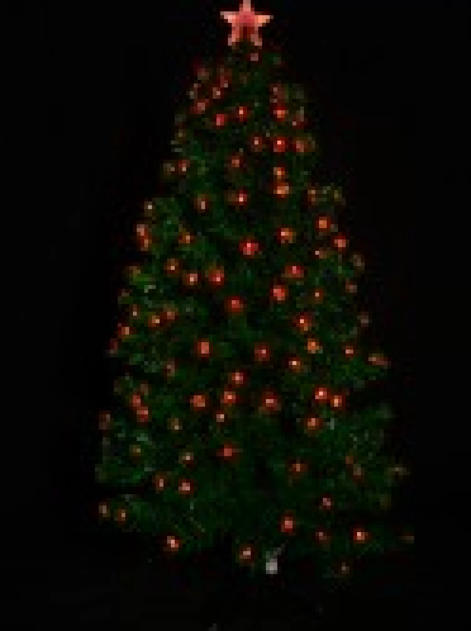 Christmas Warehouse Enchanting Dynamic & Static Colour Led Christmas Tree With 183 Tips - 1.5M> Fibre Optic Christmas Trees