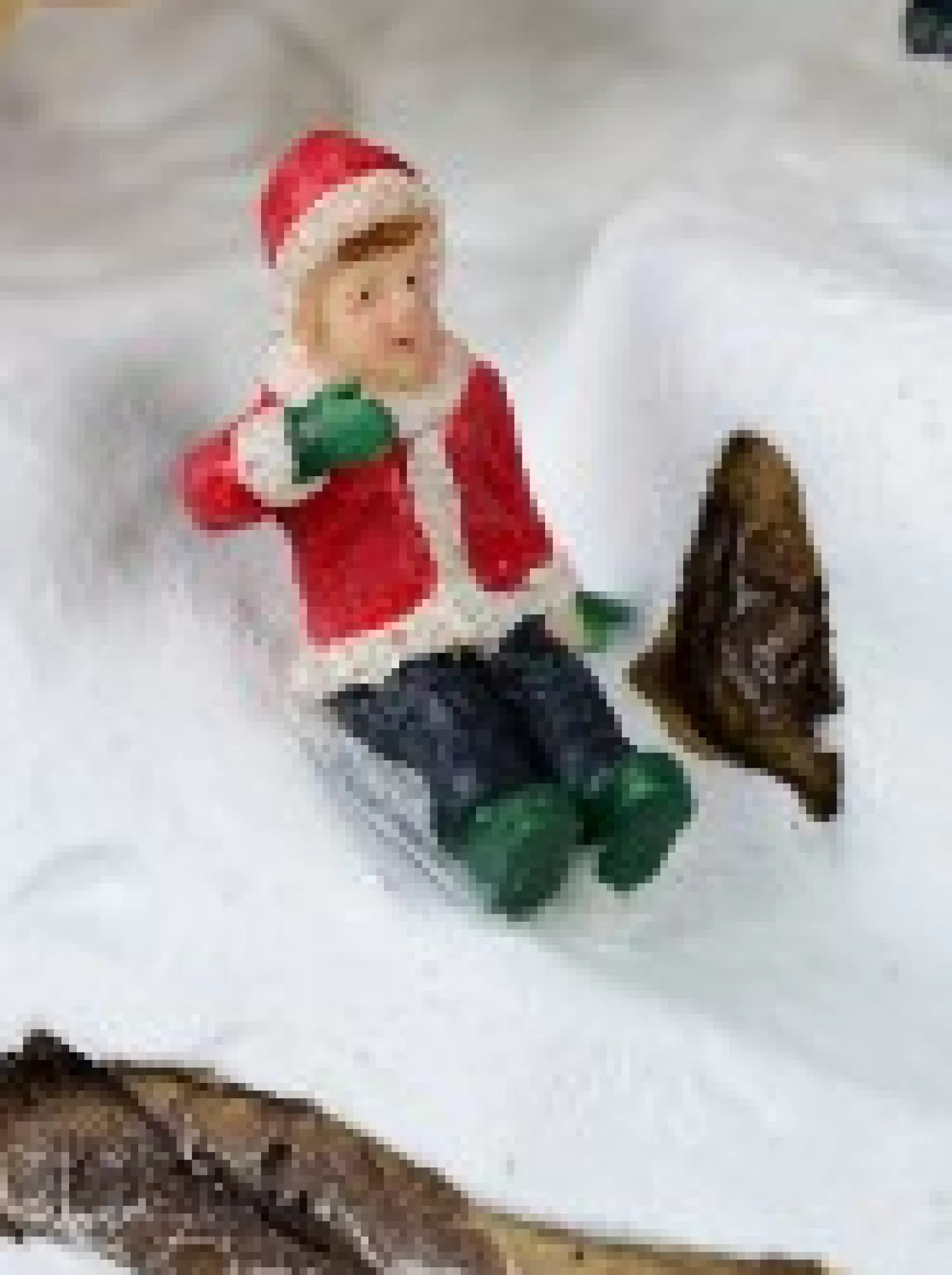 Christmas Warehouse Fun Slide & Merry-Go-Round At Santa's Workshop Christmas Village Scene - 23Cm> Christmas Village Scenes