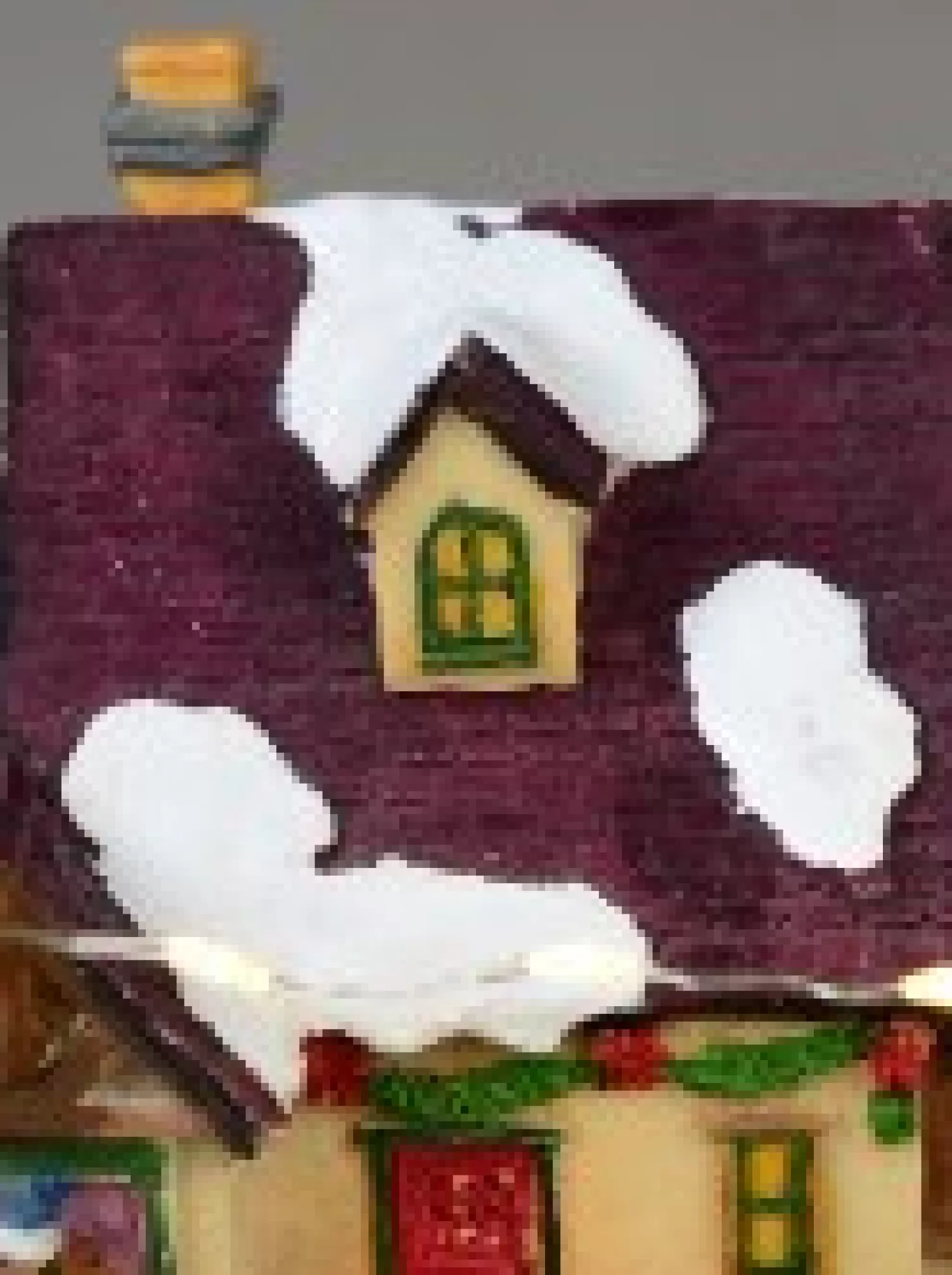 Christmas Warehouse Fun Slide & Merry-Go-Round At Santa's Workshop Christmas Village Scene - 23Cm> Christmas Village Scenes