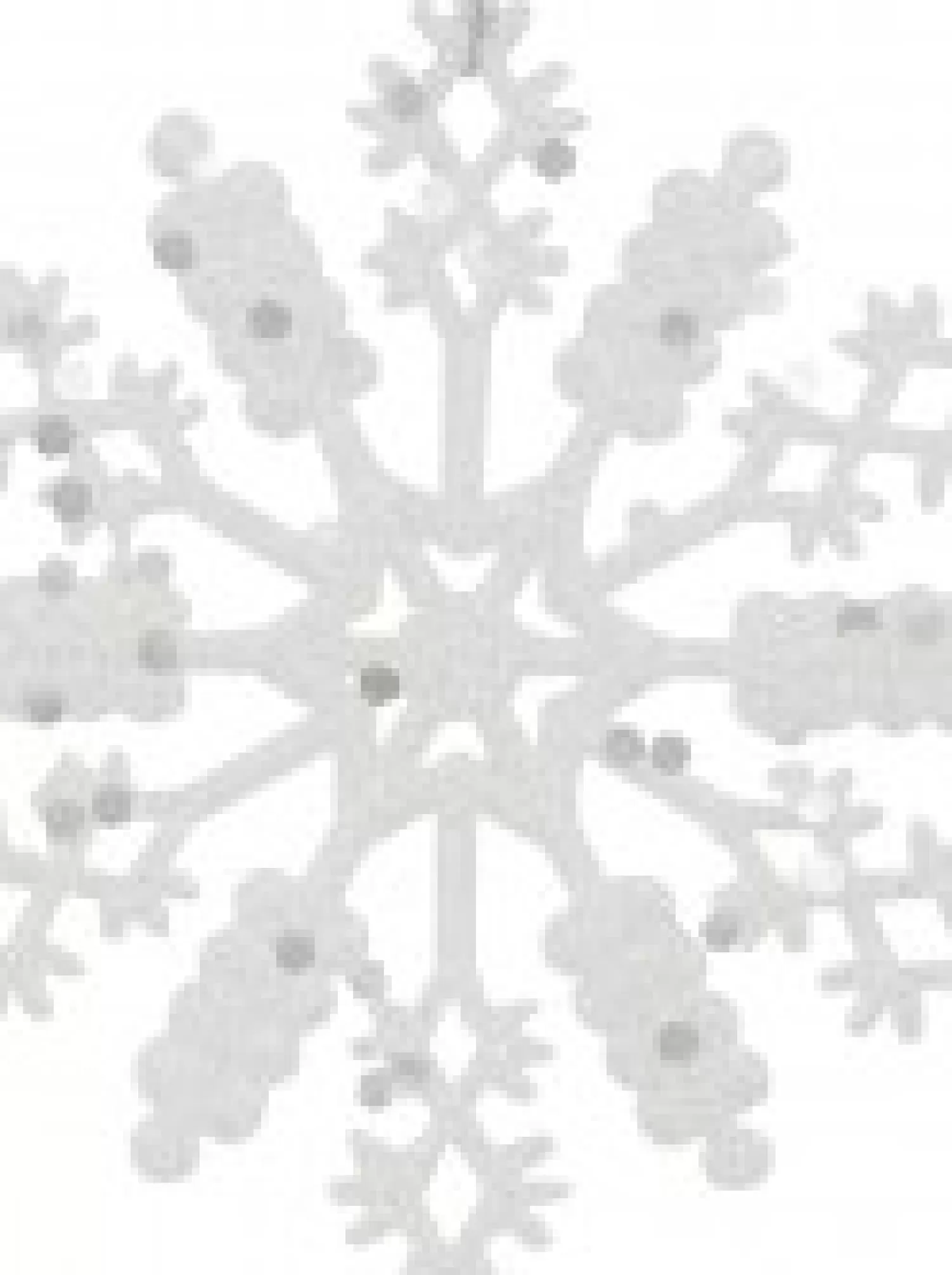 Christmas Warehouse Glittered Thin White Snowflake Christmas Tree Hanging Decorations - 12 X 10Cm> Hanging Decorations - Packs