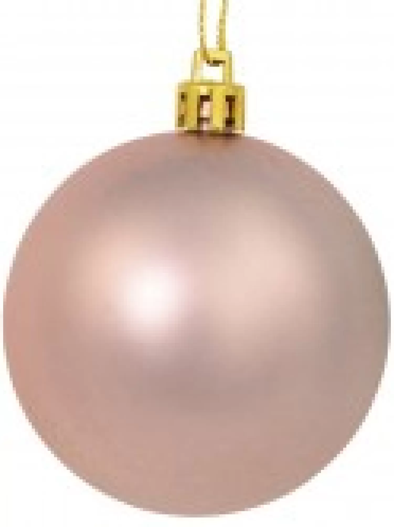 Christmas Warehouse Gold, Champagne & Rose Gold Metallic & Matte Christmas Baubles - 12 X 60Mm> Bauble Packs