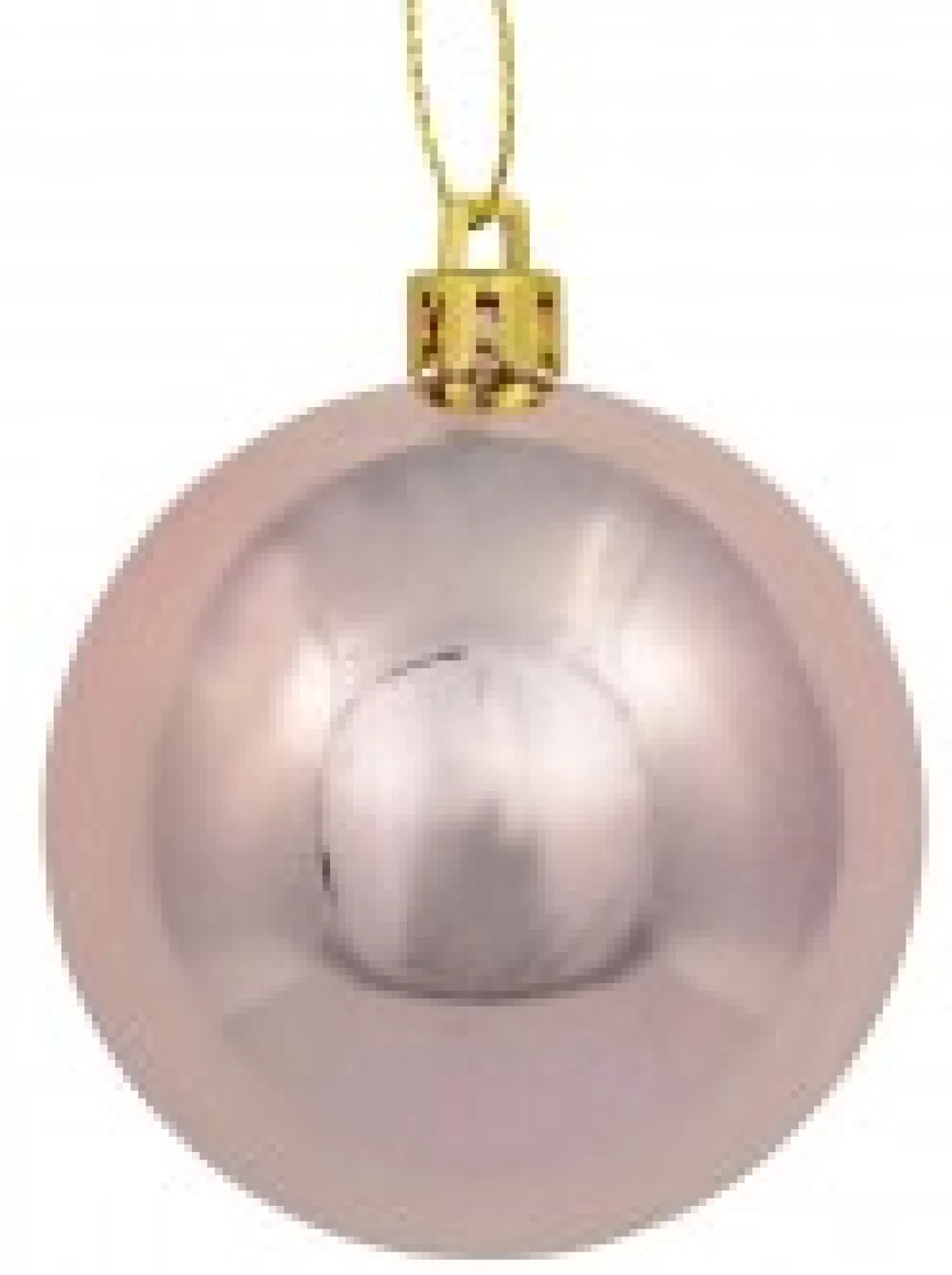 Christmas Warehouse Gold, Champagne & Rose Gold Metallic & Matte Christmas Baubles - 12 X 60Mm> Bauble Packs