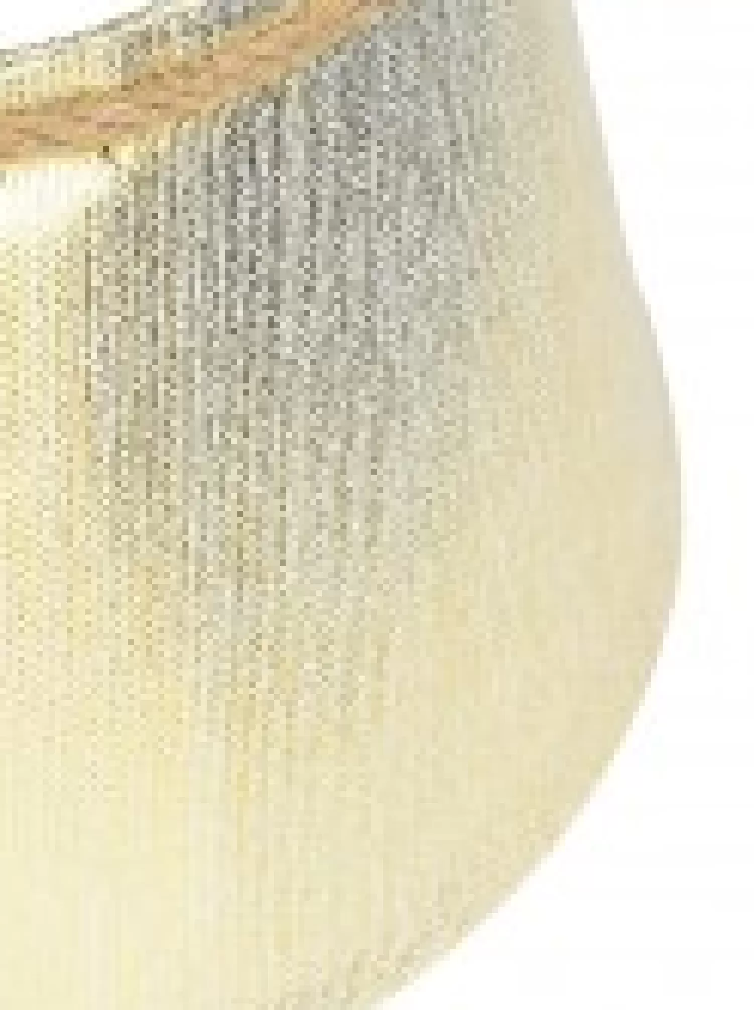 Christmas Warehouse Gold On White Textured Conical Shape & Rope Knot Christmas Tree Skirt - 58Cm> Tree Skirts