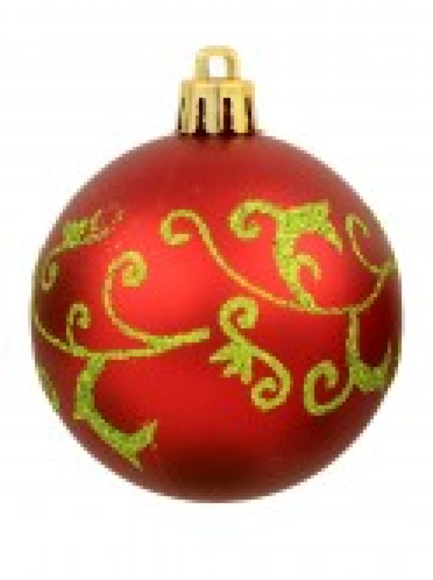 Christmas Warehouse Green & Red Christmas Baubles With 4 Glitter Designs & Shiny - 9 X 60Mm> Bauble Packs