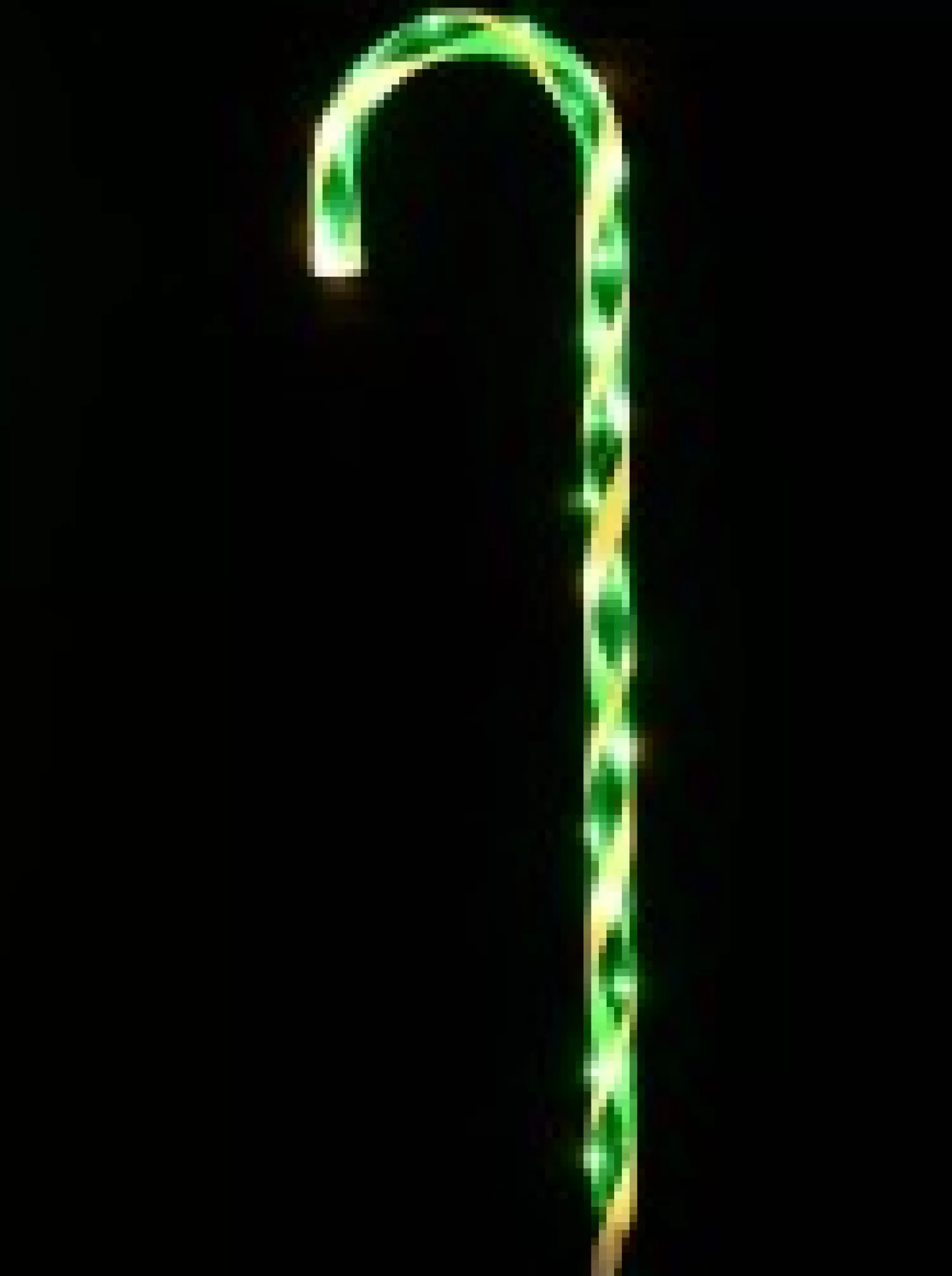 Christmas Warehouse Green & White Candy Cane Garden Christmas Path Light Set - 4 X 80Cm> Path Lights