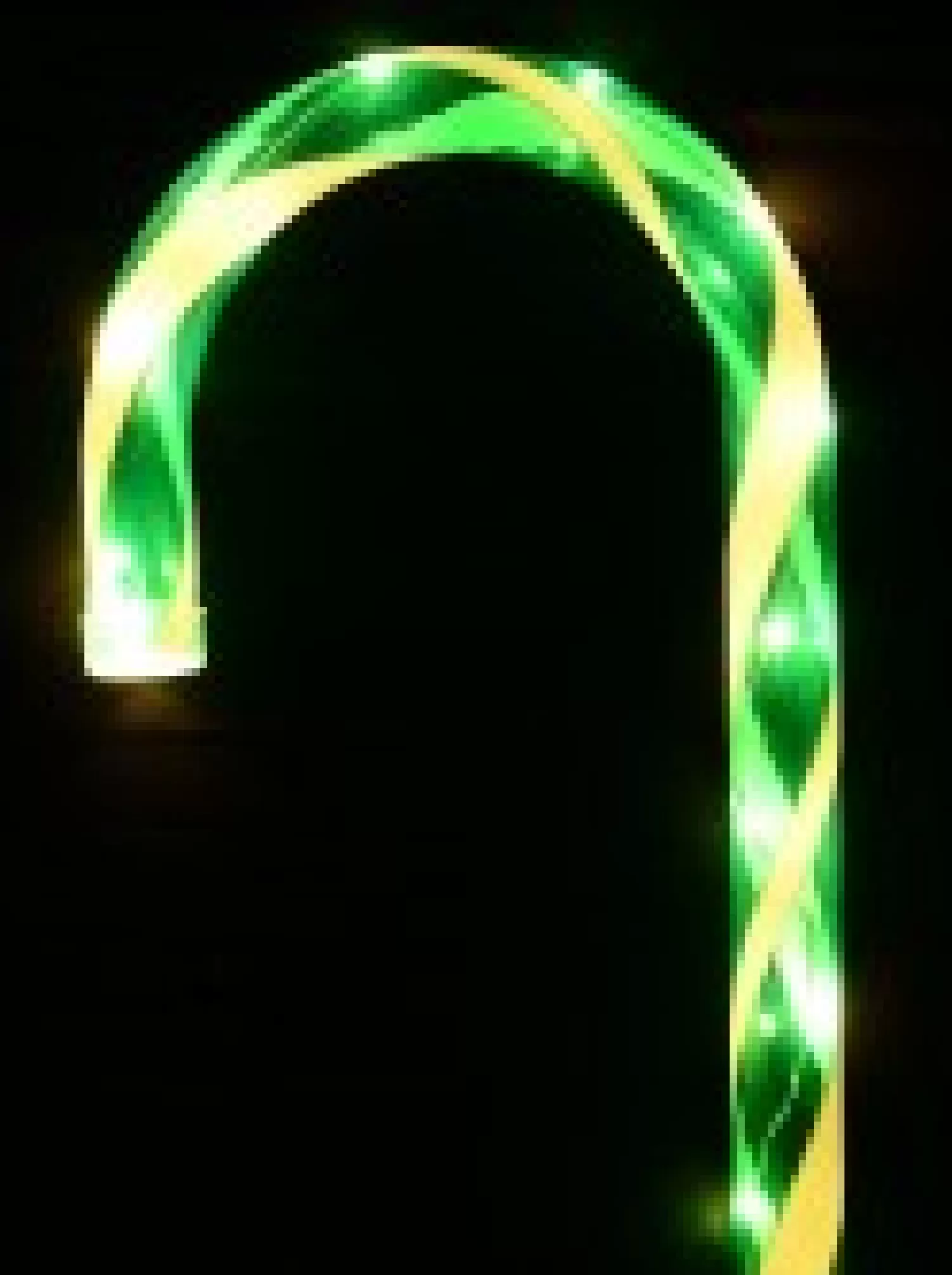 Christmas Warehouse Green & White Candy Cane Garden Christmas Path Light Set - 4 X 80Cm> Path Lights