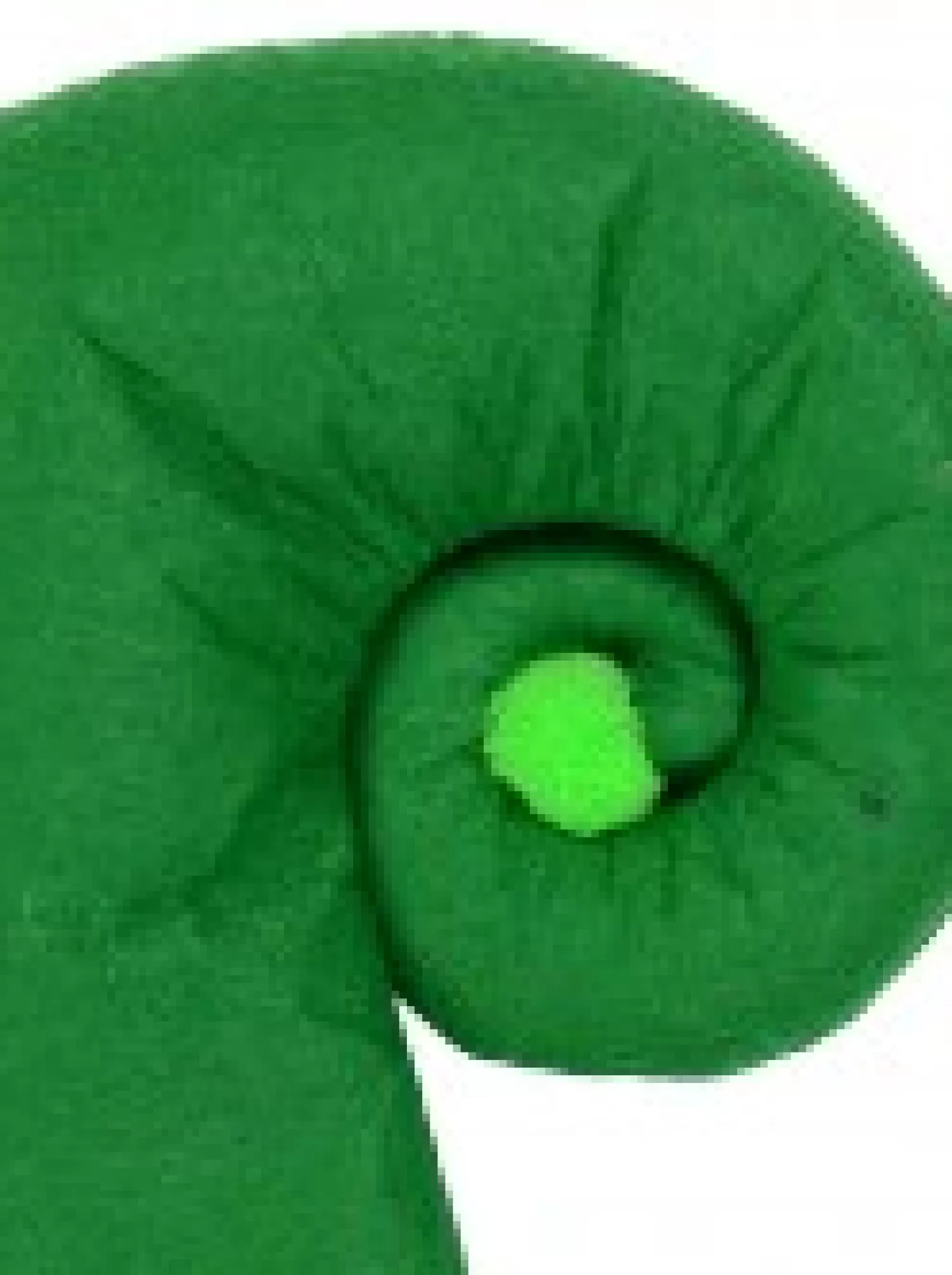 Christmas Warehouse Green Curl Top Felt Traditional Christmas Elf Hat - One Size Fits Most> General Headwear