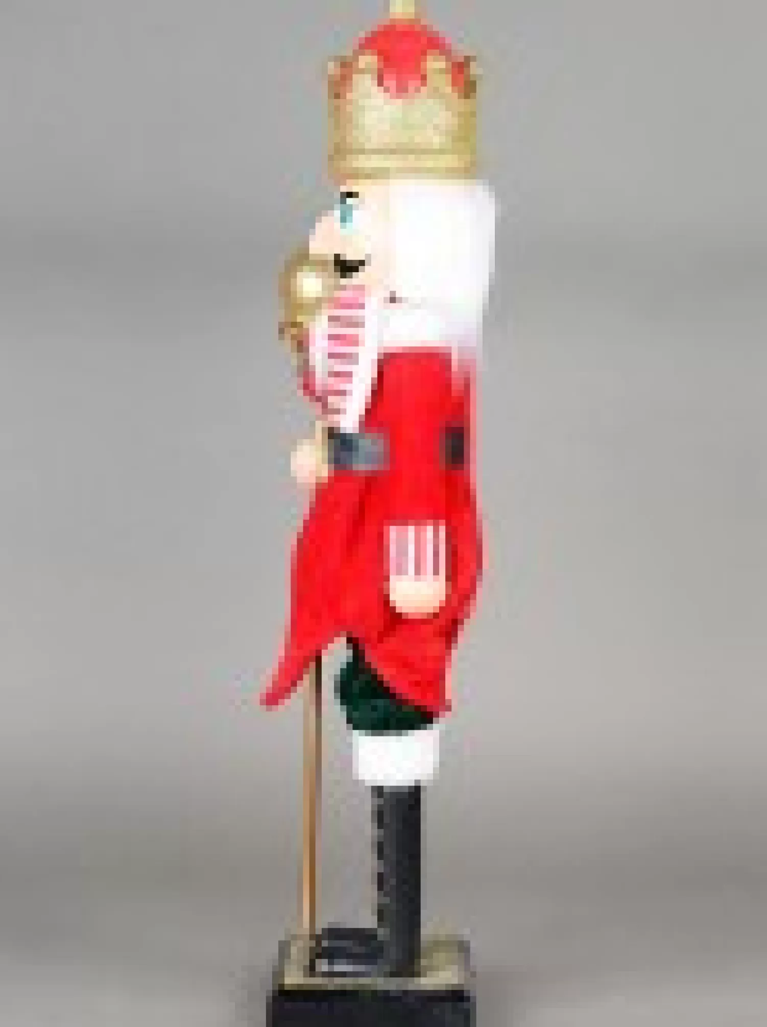 Christmas Warehouse Large Classic Christmas Nutcracker With Ball Staff Decorative Ornament - 59Cm> Nutcrackers & Tin Soldiers