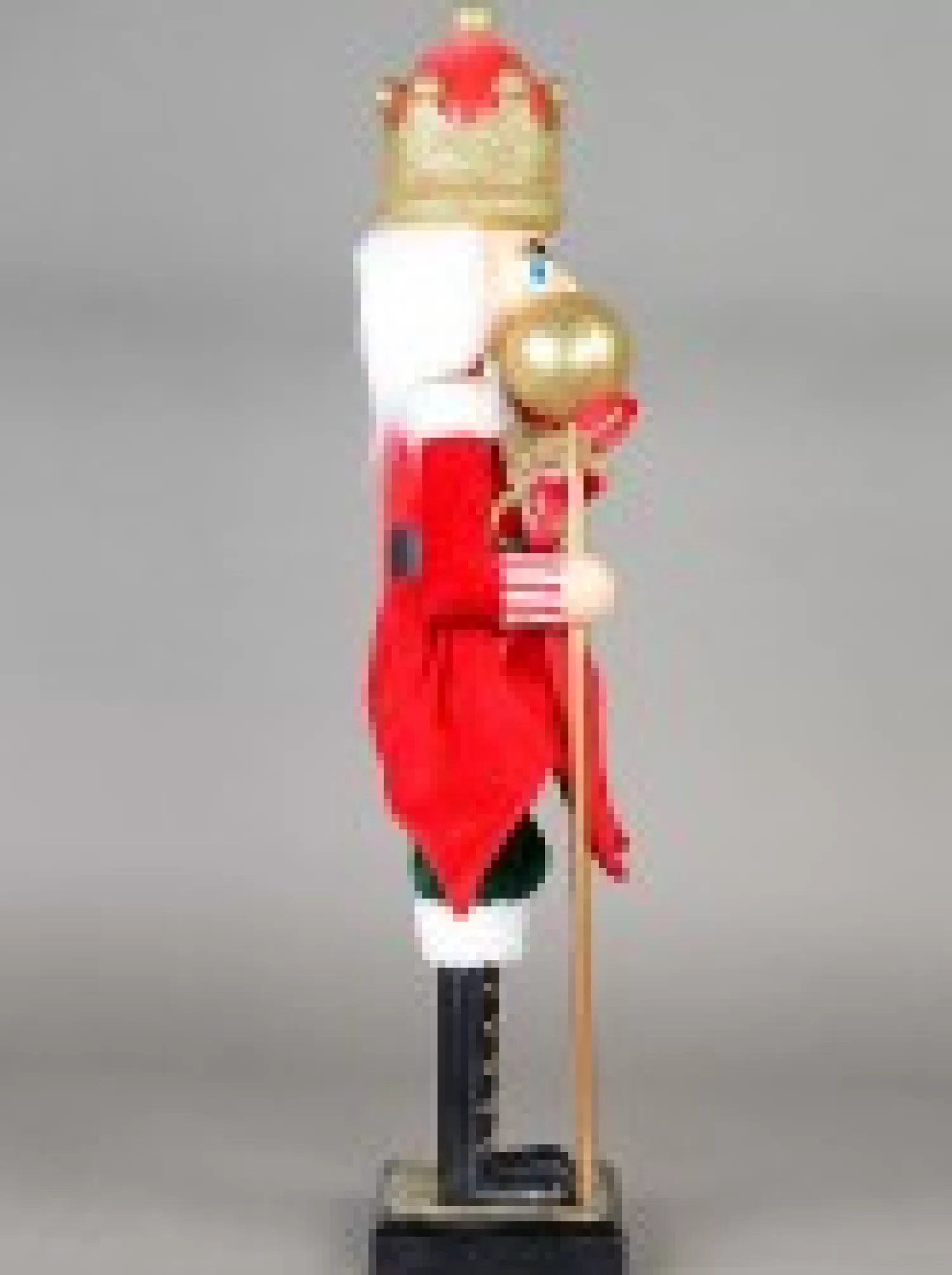 Christmas Warehouse Large Classic Christmas Nutcracker With Ball Staff Decorative Ornament - 59Cm> Nutcrackers & Tin Soldiers