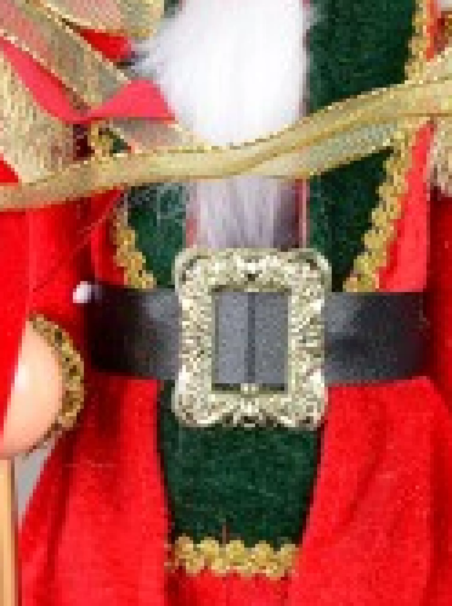 Christmas Warehouse Large Classic Christmas Nutcracker With Finial Staff Decorative Ornament - 59Cm> Nutcrackers & Tin Soldiers