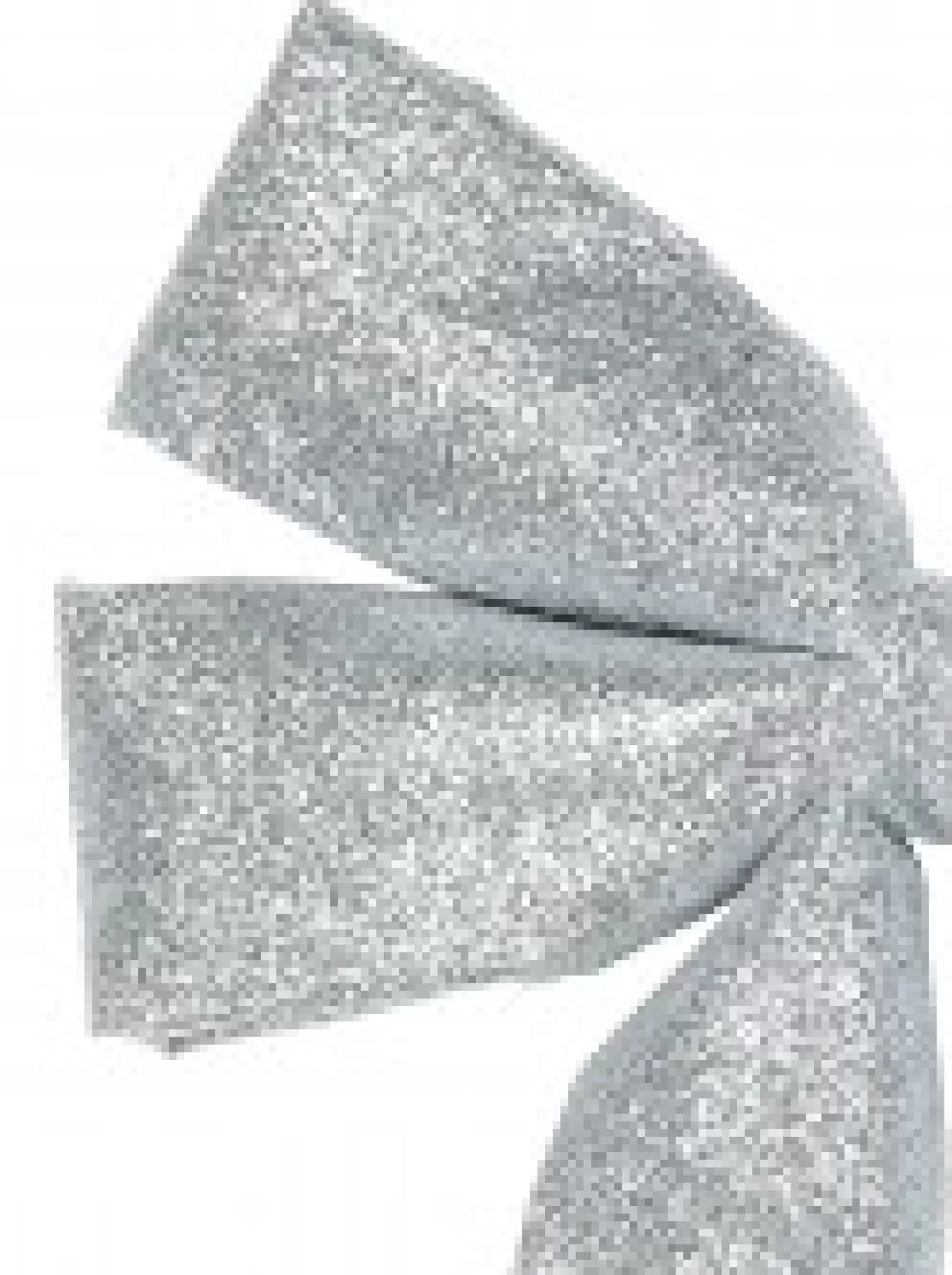 Christmas Warehouse Large Silver Glittered Christmas Bow Display Decoration - 46Cm> Christmas Bows
