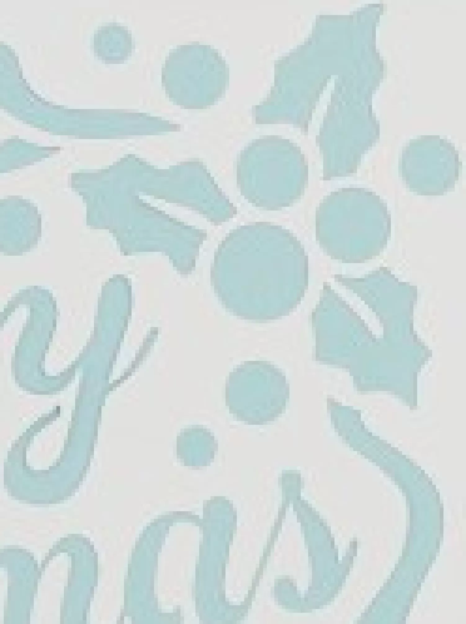 Christmas Warehouse Merry Christmas Reusable Spray Snow Stencil Christmas Decoration - 50Cm> Window Decals, Stencils & Stickers