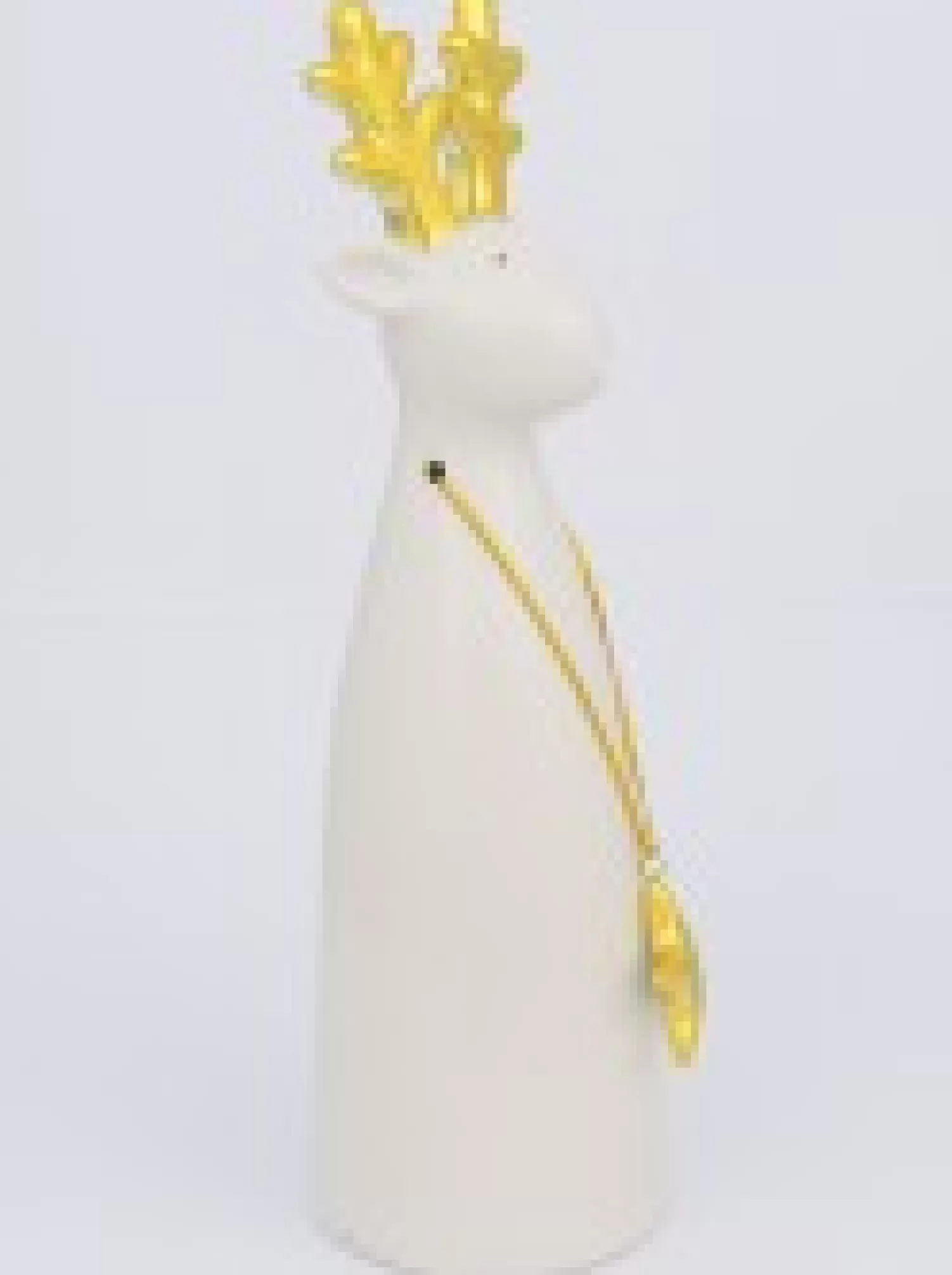 Christmas Warehouse Modern Chic Look Gloss Reindeer Ceramic Christmas Ornament - 16Cm> Ceramic Christmas Ornaments
