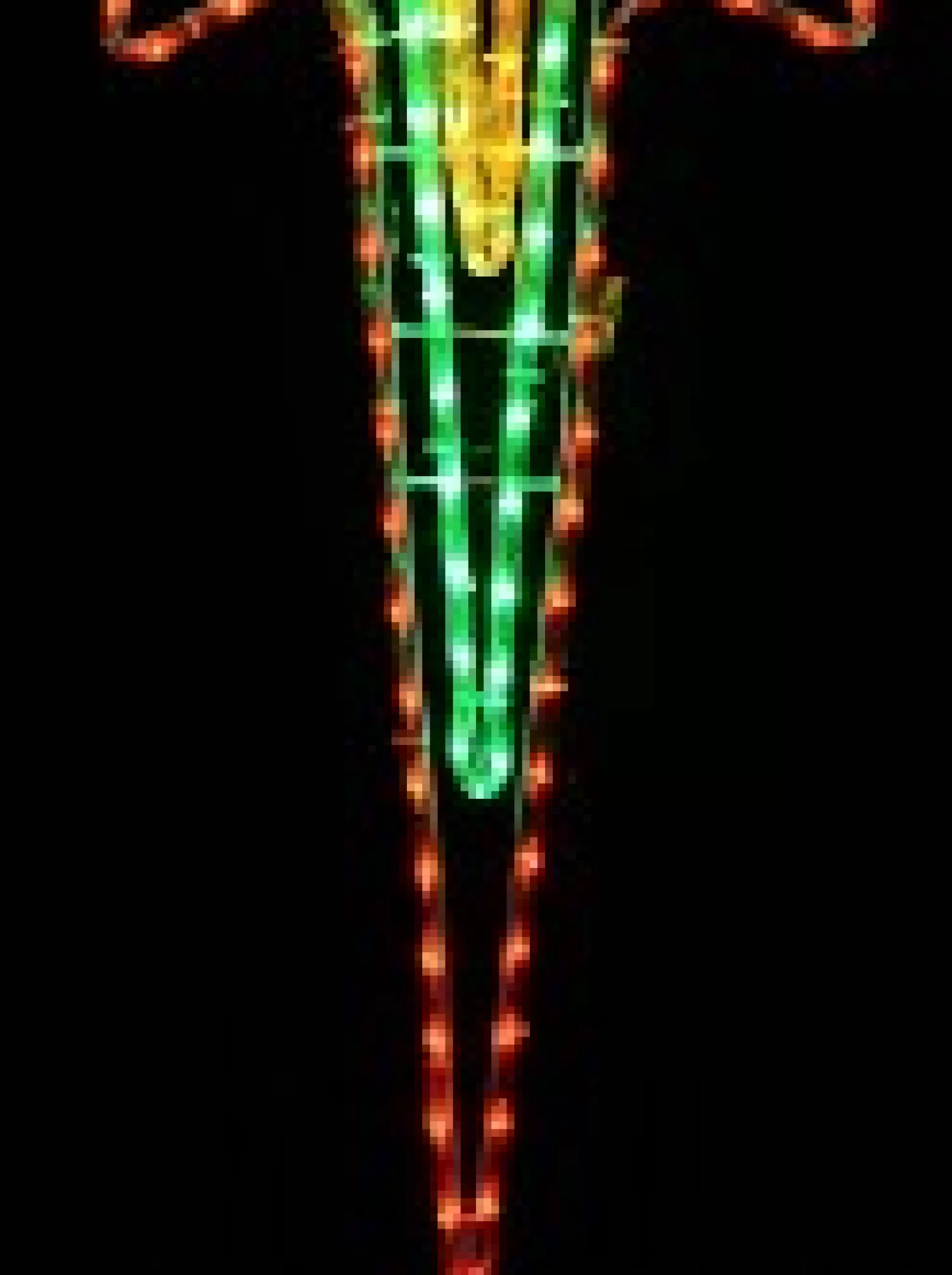 Christmas Warehouse Multi Colour Star Of Bethlehem Led Rope Light Silhouette - 1.1M> Christmas Light Displays