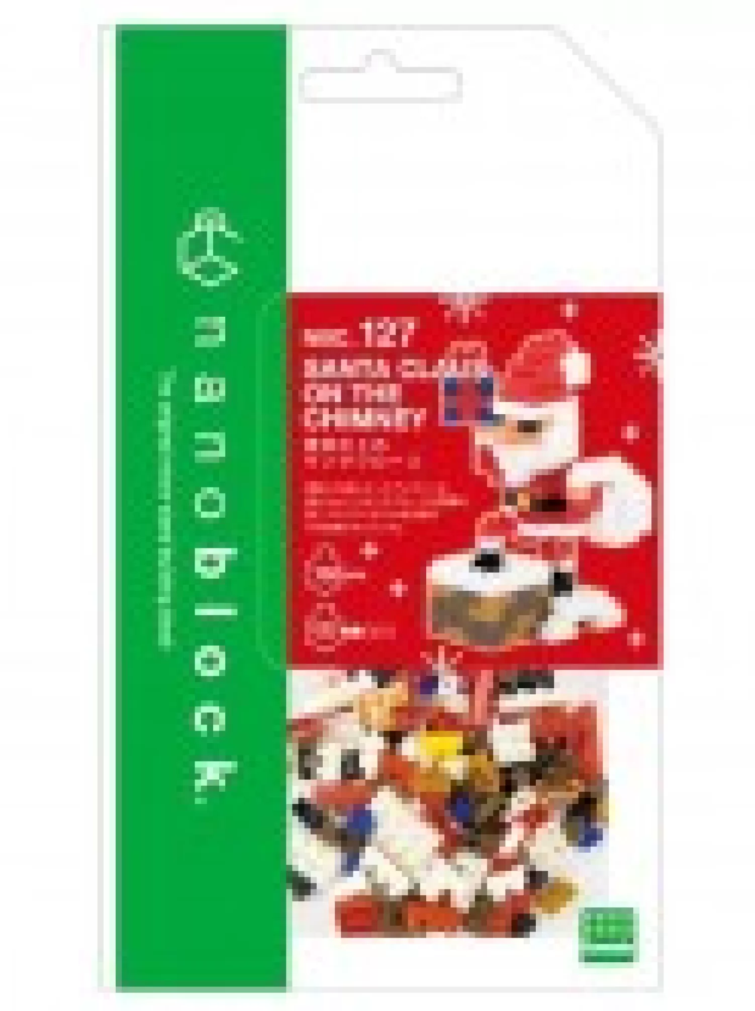 Christmas Warehouse Nanoblocks Santa Claus On The Chimney Christmas Toy - Nbc_127 160 Piece> Christmas Crafts & Activities