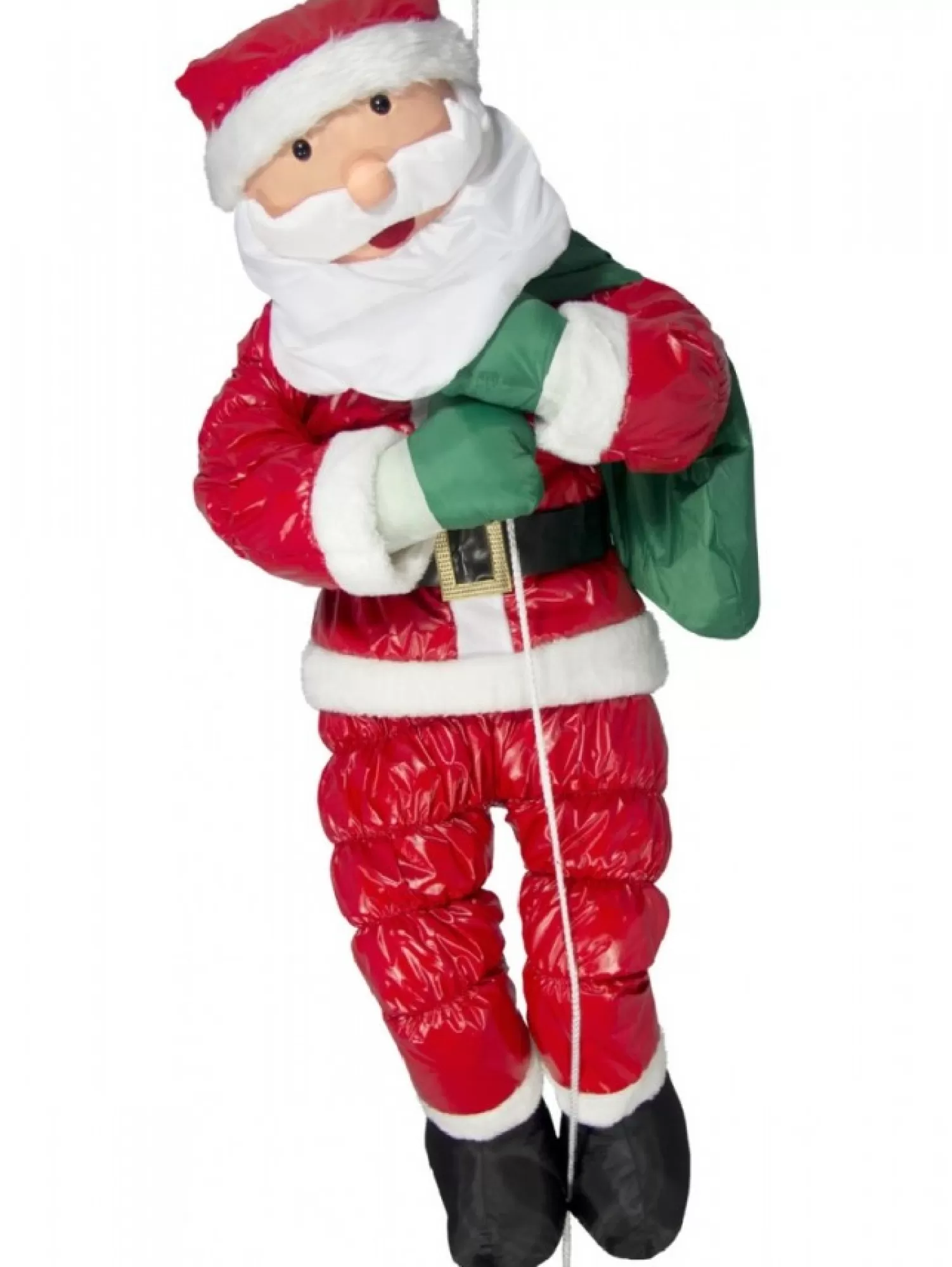 Christmas Warehouse Padded Santa Climbing Rope With Sack Outdoor Hanging Decoration - 1.2M> Outdoor Decorations
