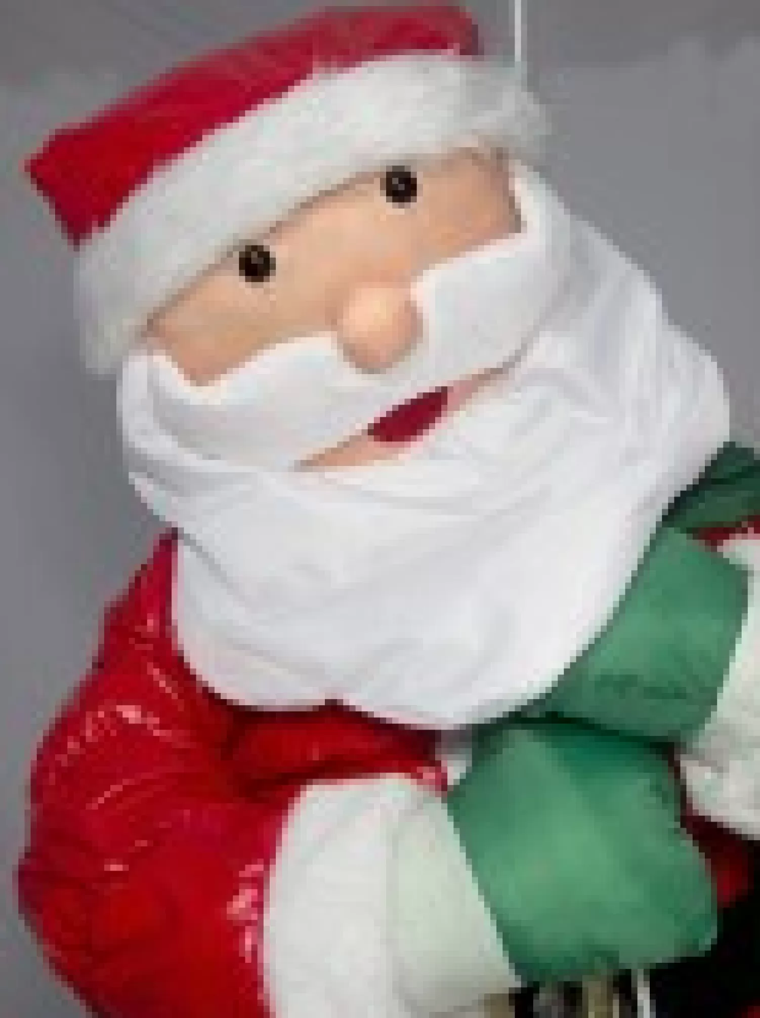 Christmas Warehouse Padded Santa Climbing Rope With Sack Outdoor Hanging Decoration - 1.2M> Outdoor Decorations