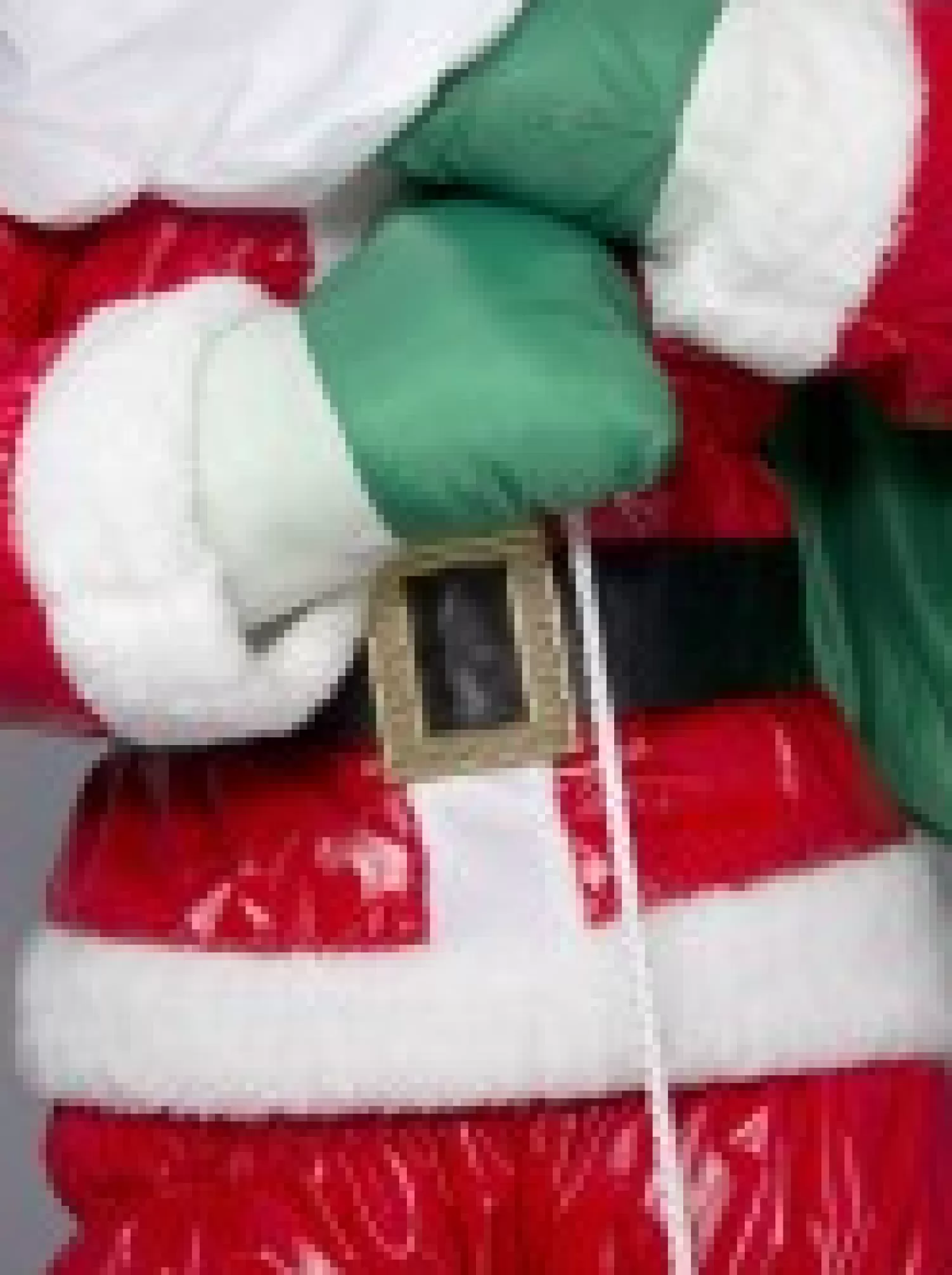 Christmas Warehouse Padded Santa Climbing Rope With Sack Outdoor Hanging Decoration - 1.2M> Outdoor Decorations