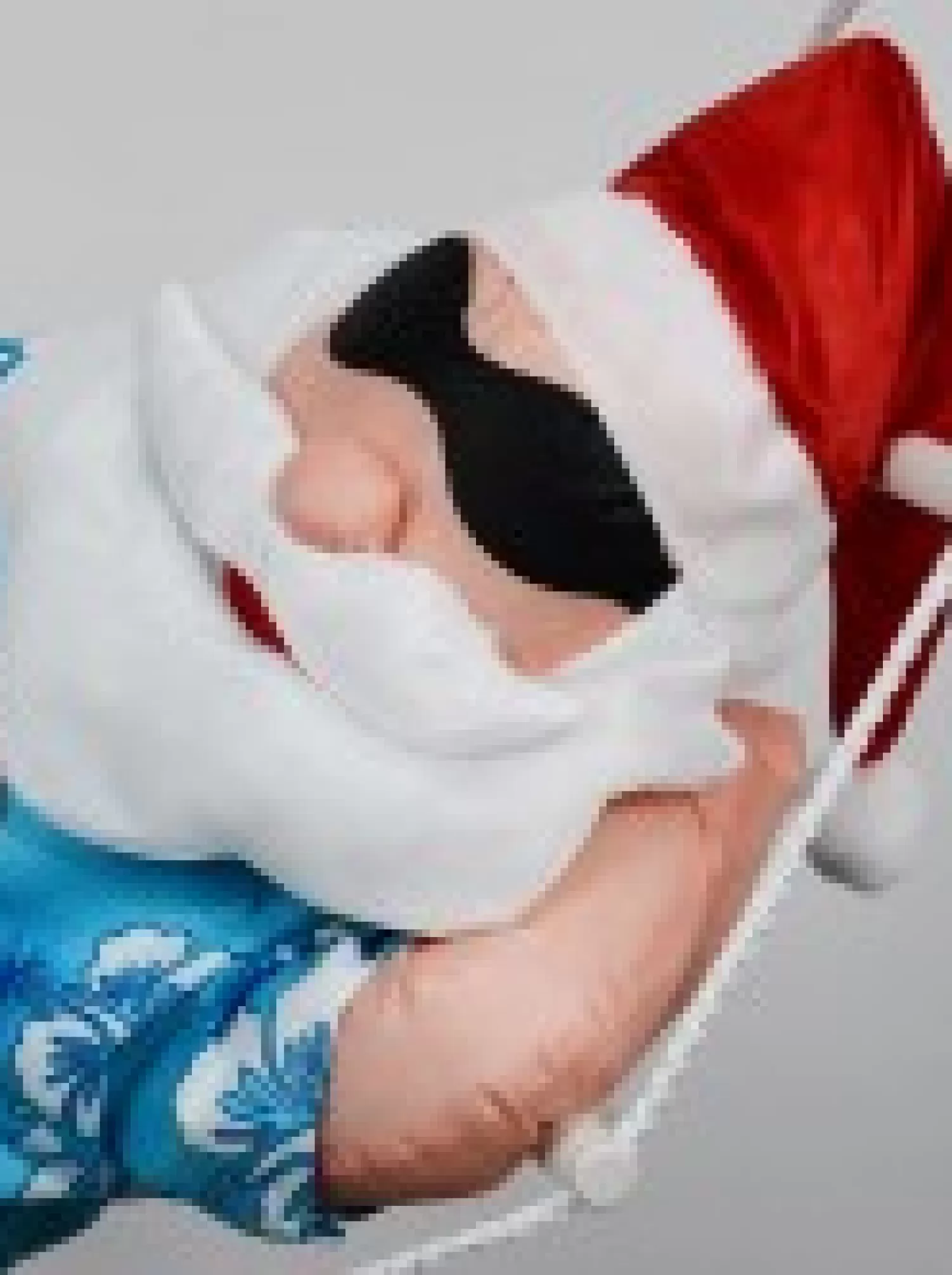 Christmas Warehouse Padded Summer Christmas Hammock Santa Outdoor Hanging Decoration - 65Cm> Outdoor Decorations